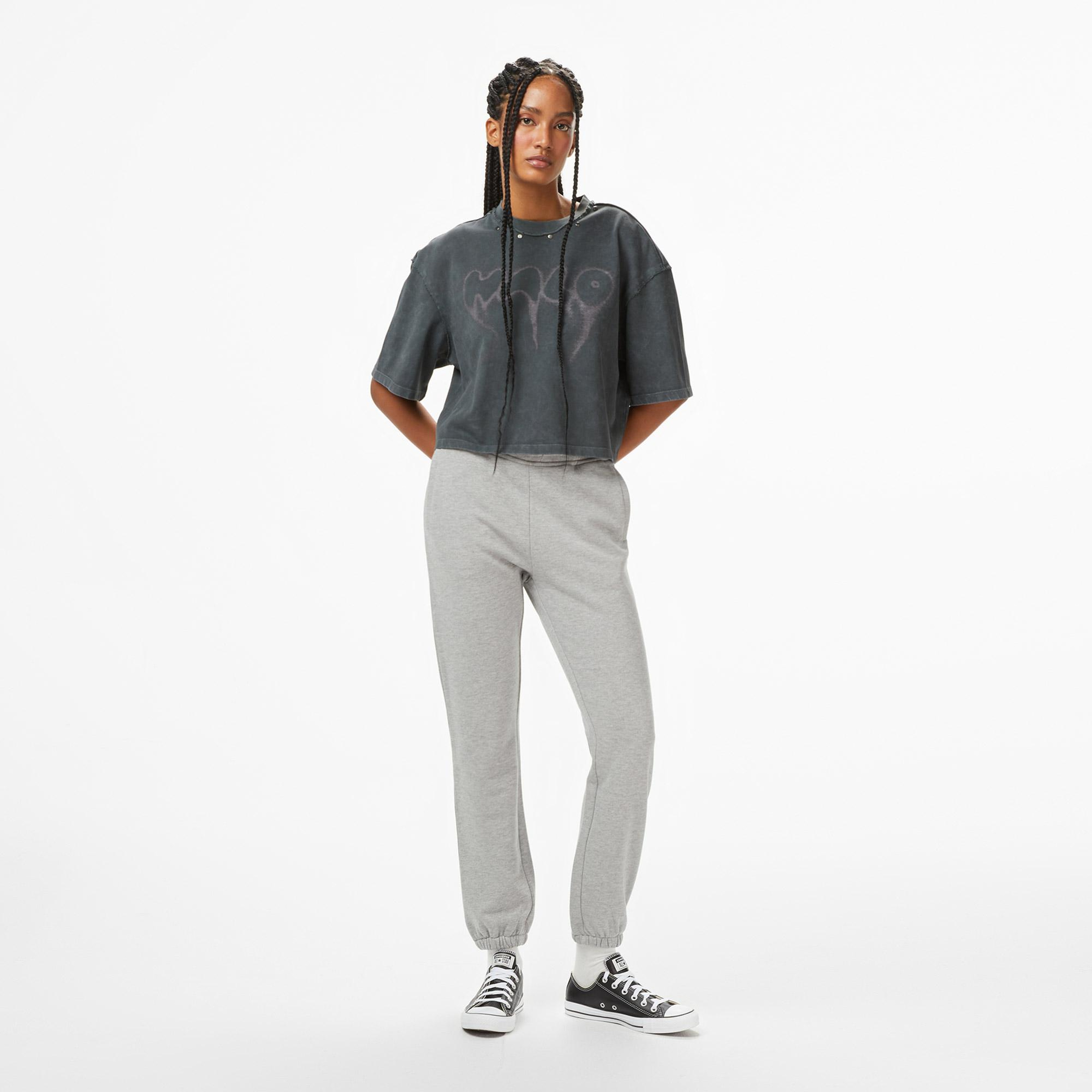 Les Benjamins Essentials 308 Kadın Gri T-Shirt