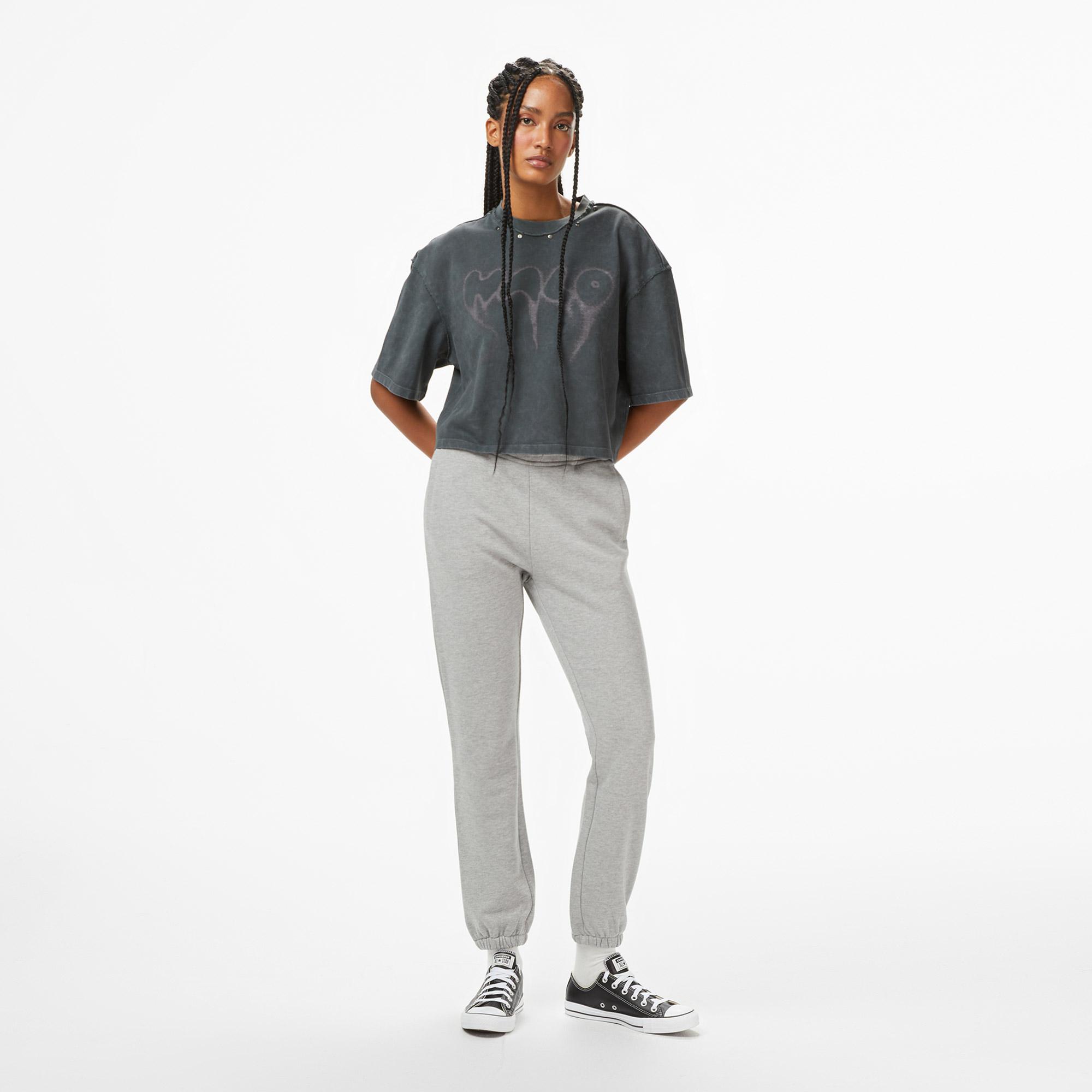 Les Benjamins Essentials 308 Kadın Gri T-Shirt