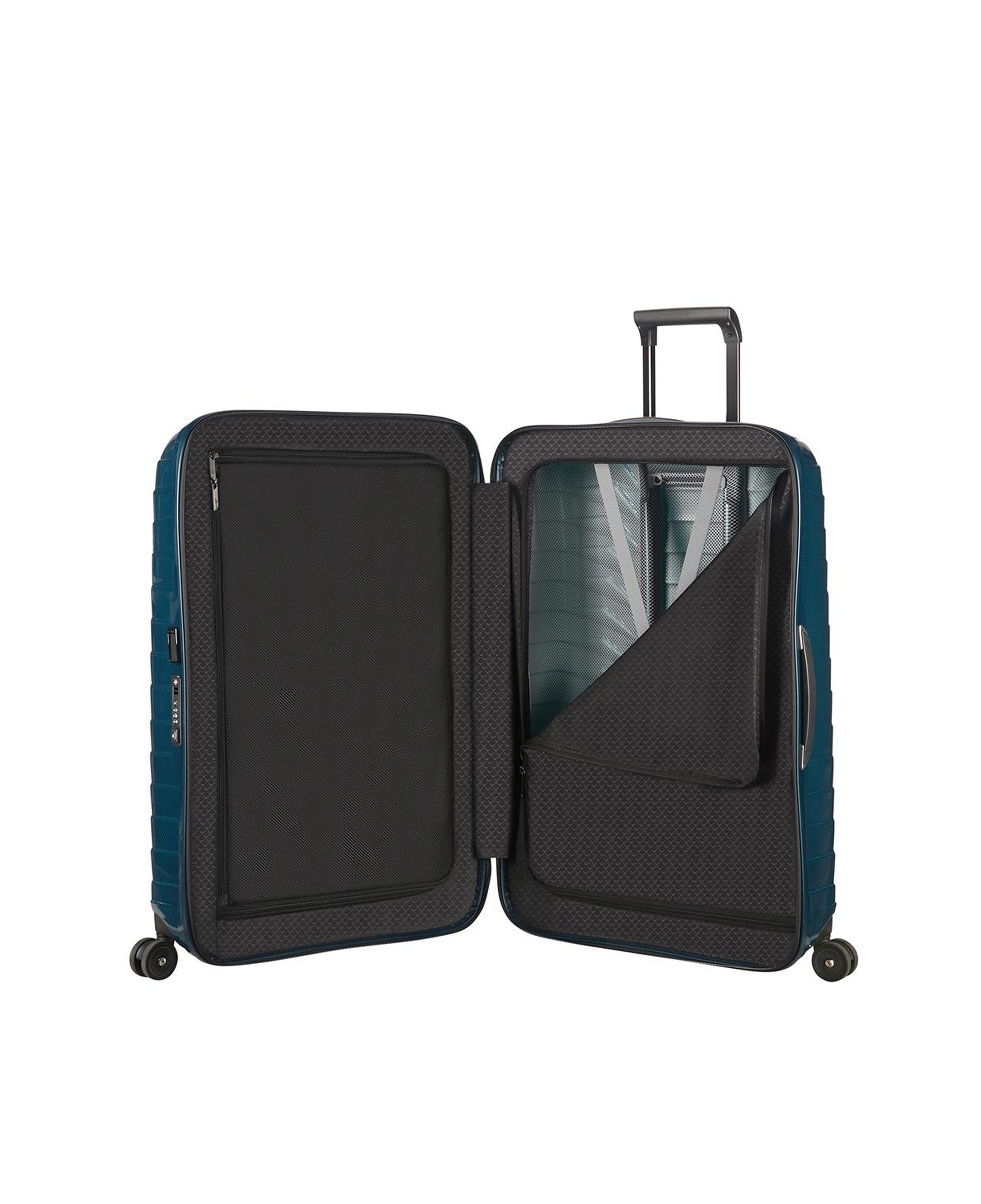 Samsonite Lacivert Proxis - Spinner 4 Tekerlekli Büyük Boy Valiz 75cm