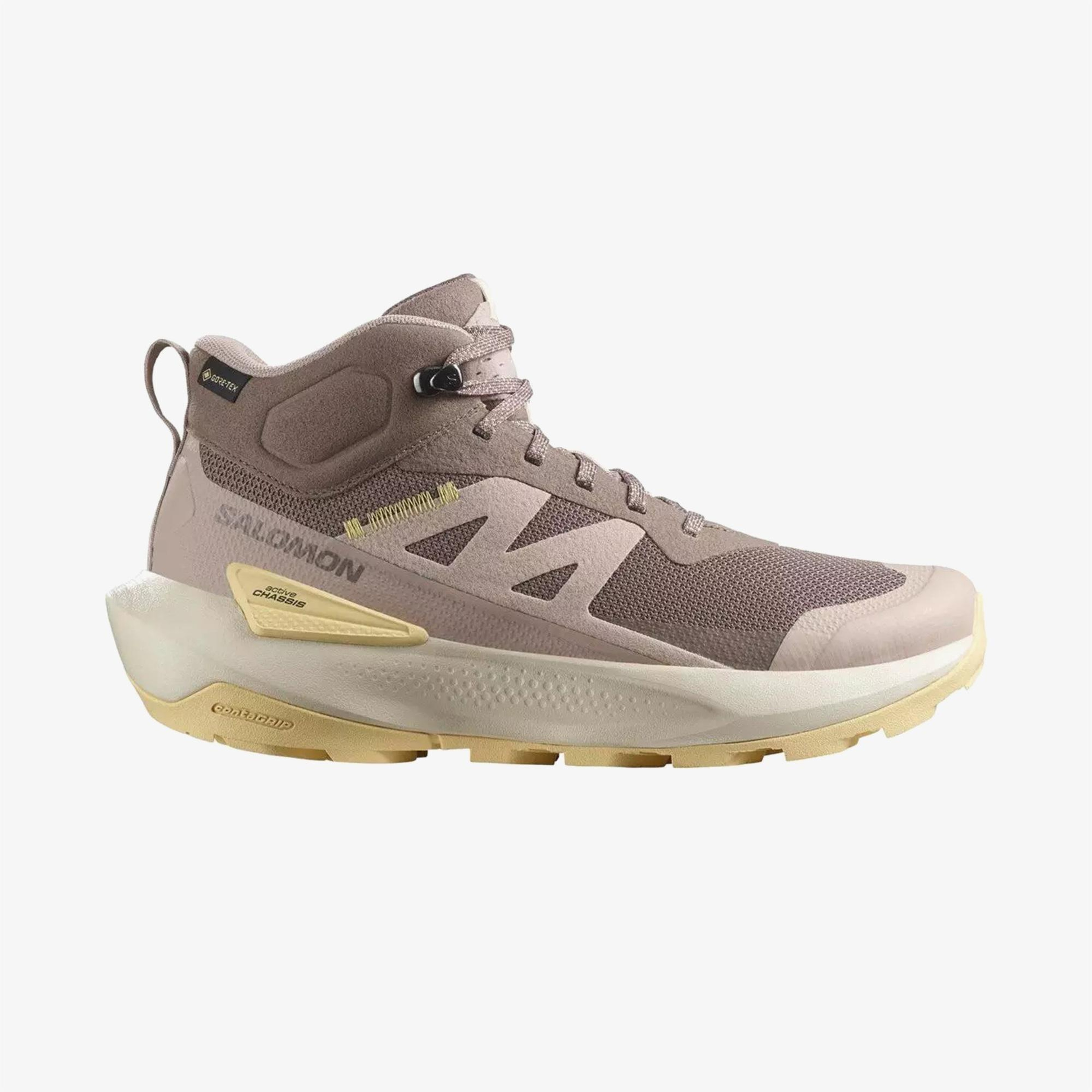 Salomon Elixir Active Mid Gore Tex Kadın Kahverengi Bot