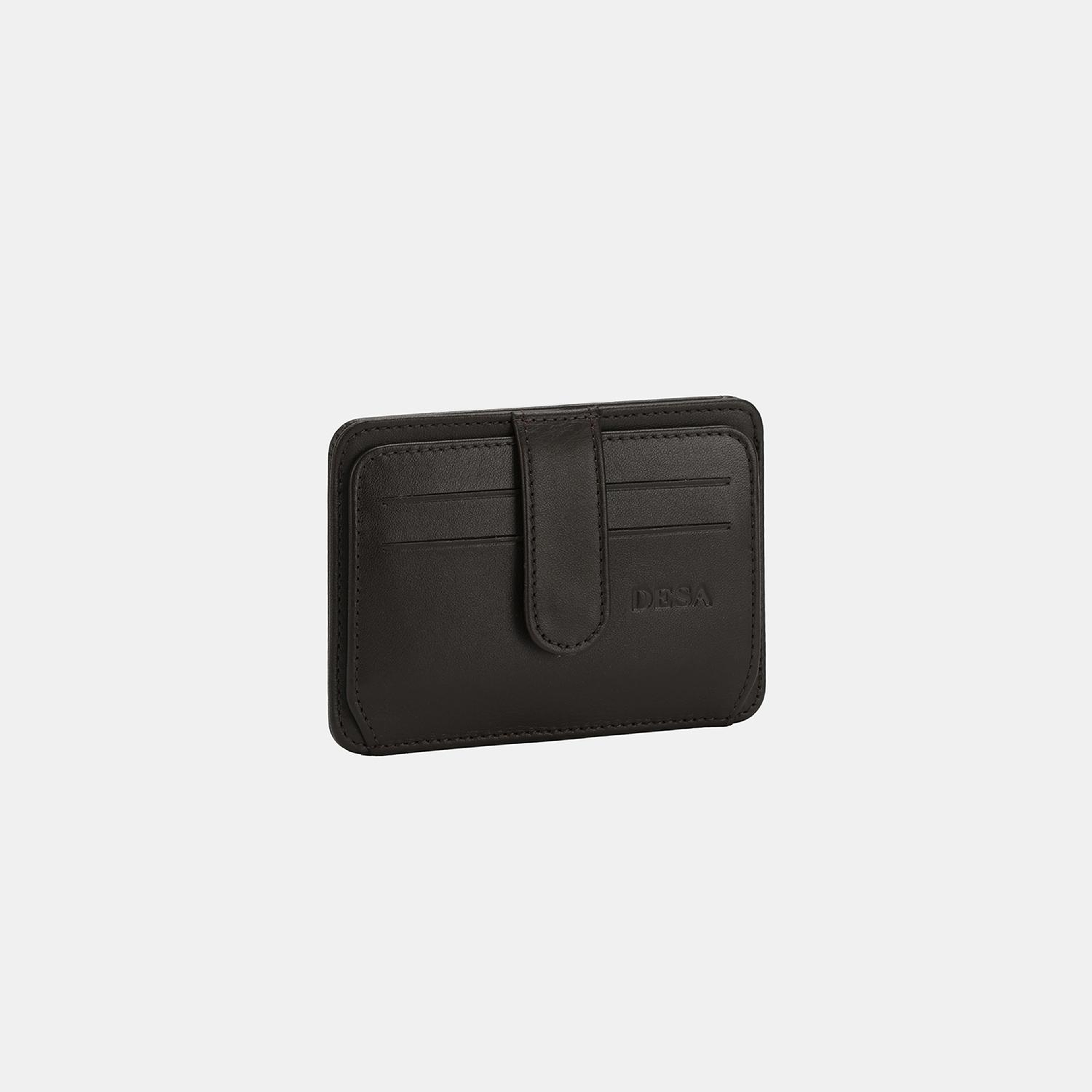 Koyu Kahve Unisex Deri Kartlık