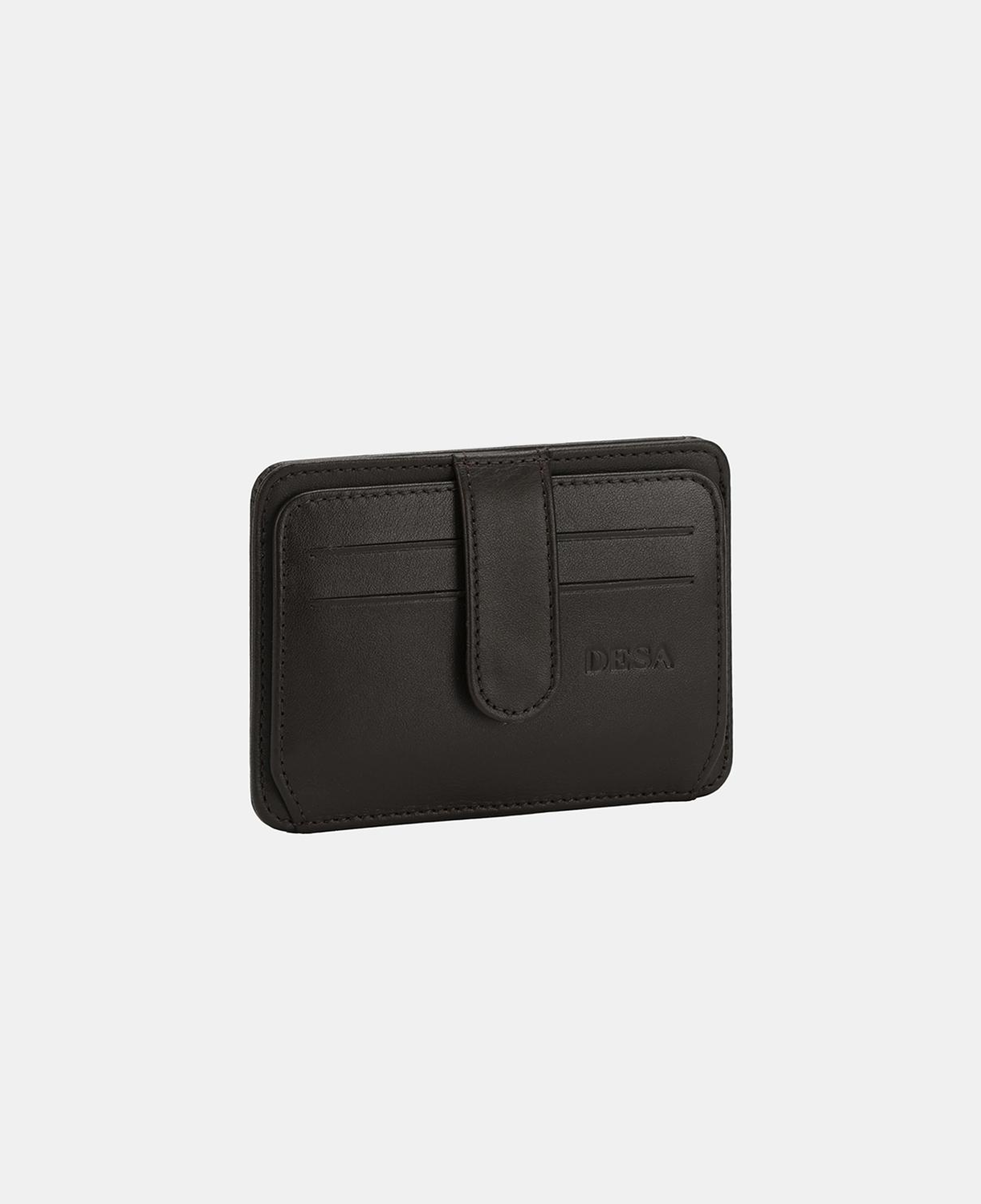 Koyu Kahve Unisex Deri Kartlık