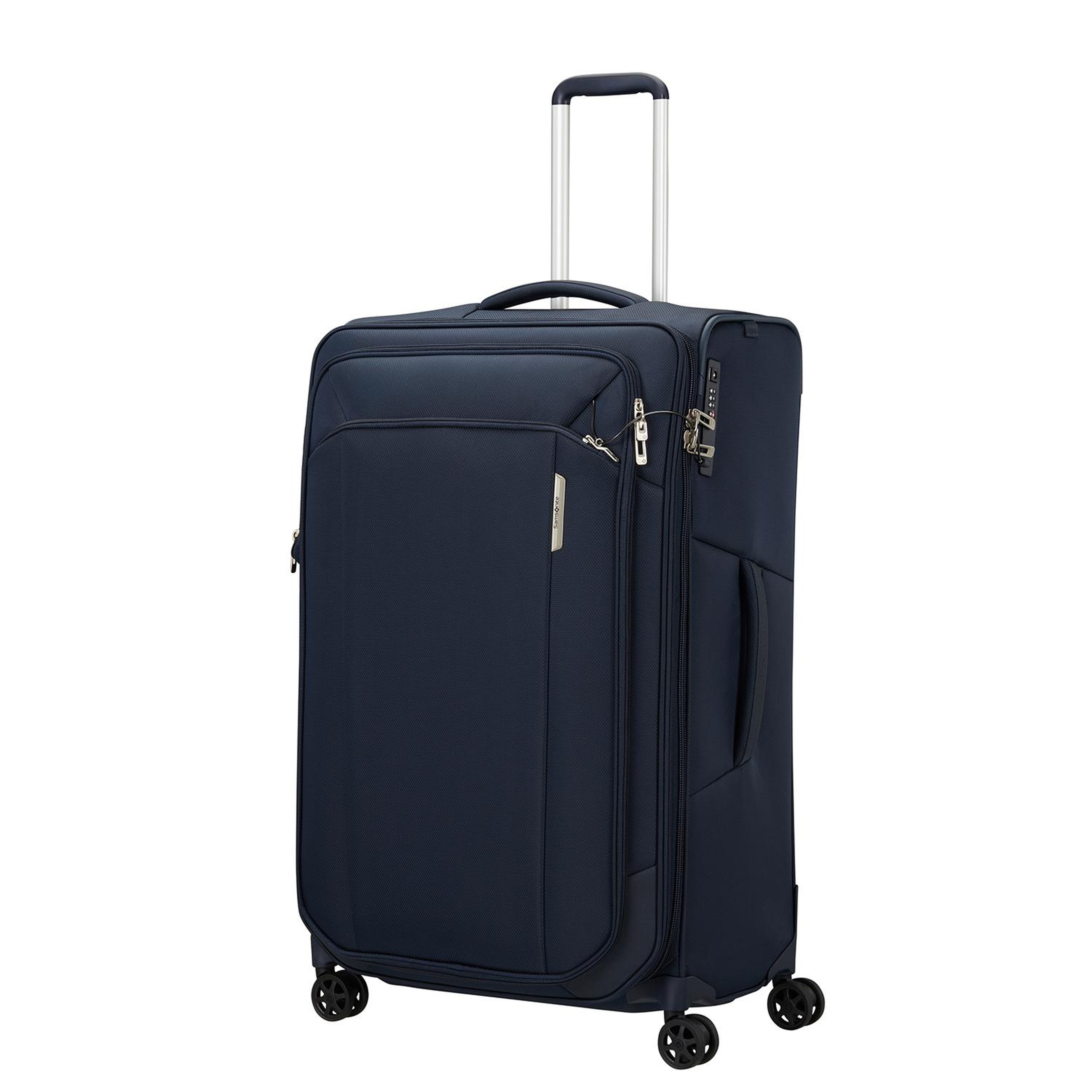 Samsonite Lacivert Spinner Respark - Körüklü 79/29 Büyük Boy Valiz