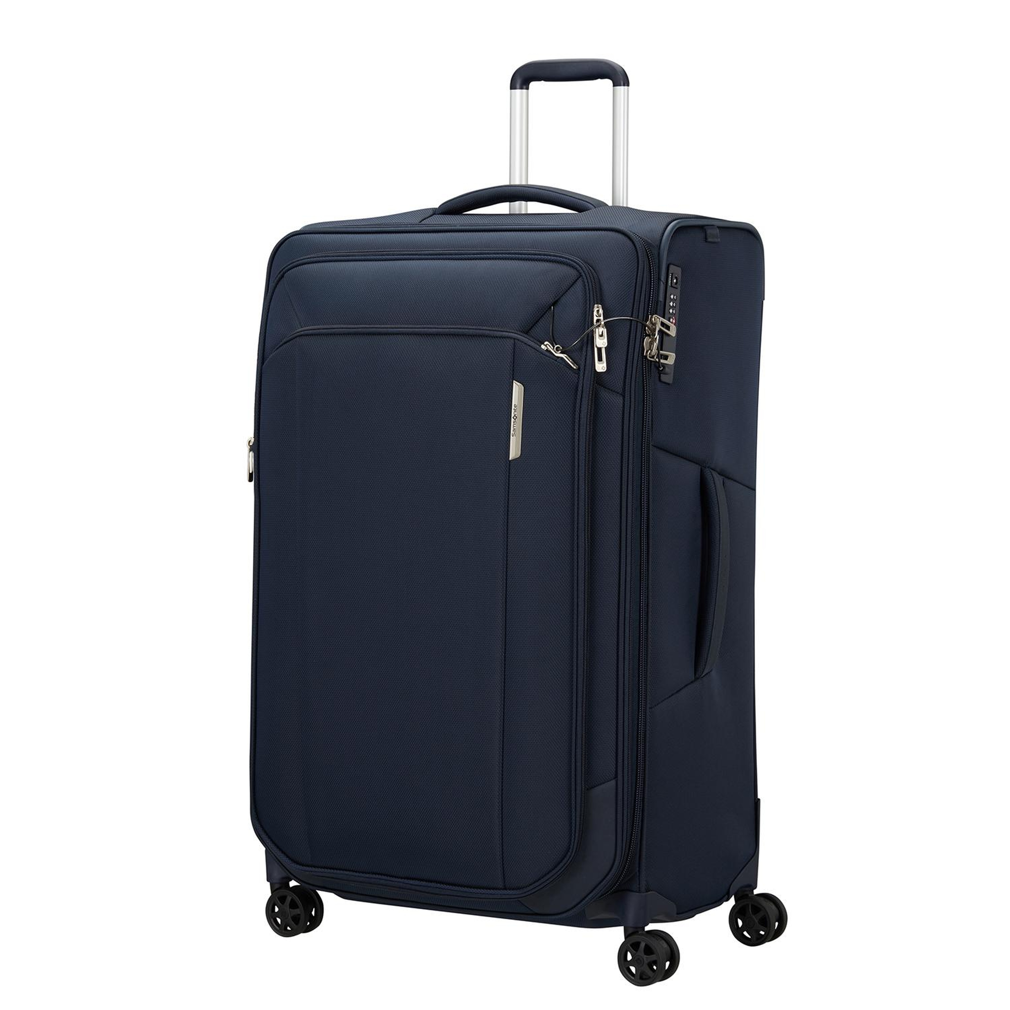 Samsonite Lacivert Spinner Respark - Körüklü 79/29 Büyük Boy Valiz