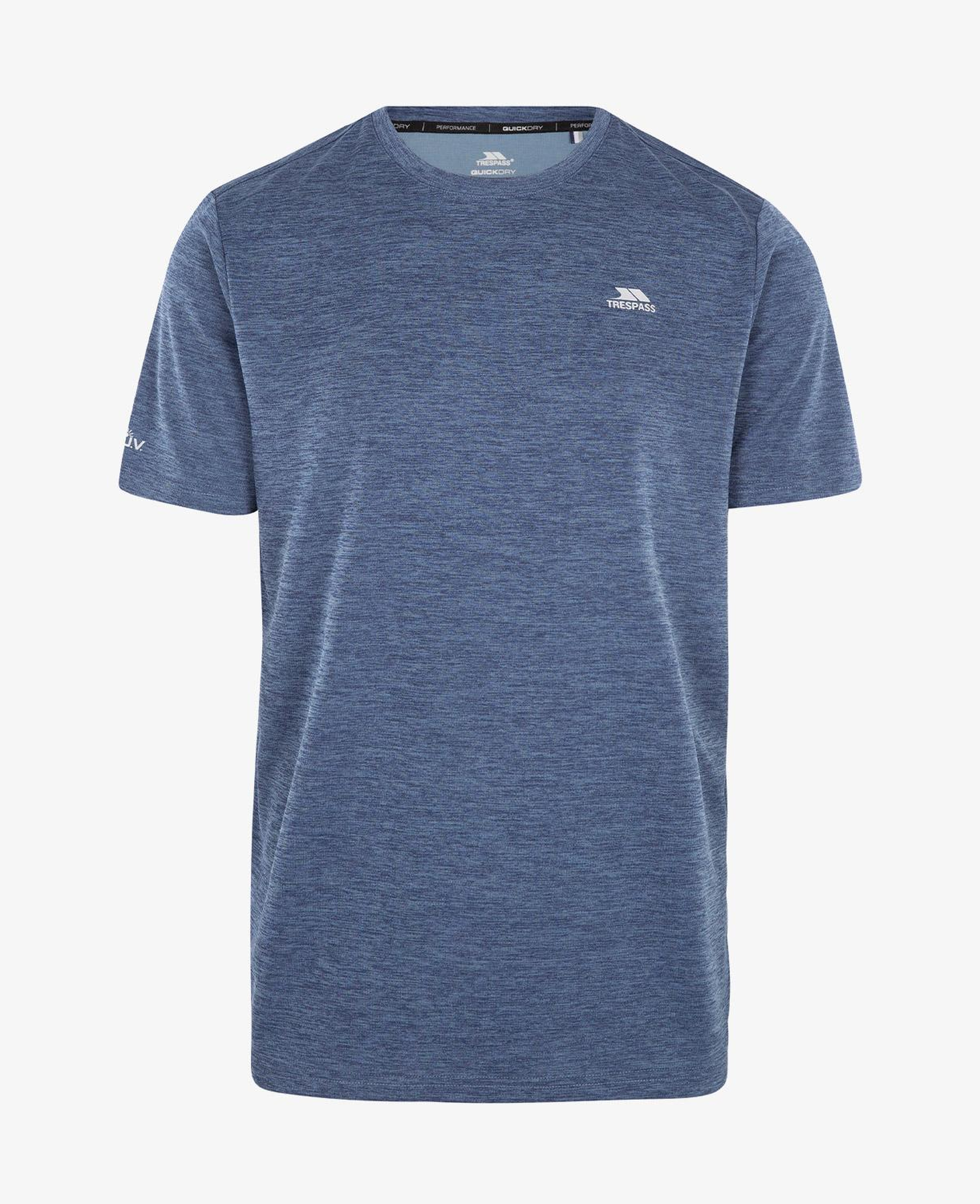 Trespass Raeran Technical Erkek Mavi Günlük T-Shirt