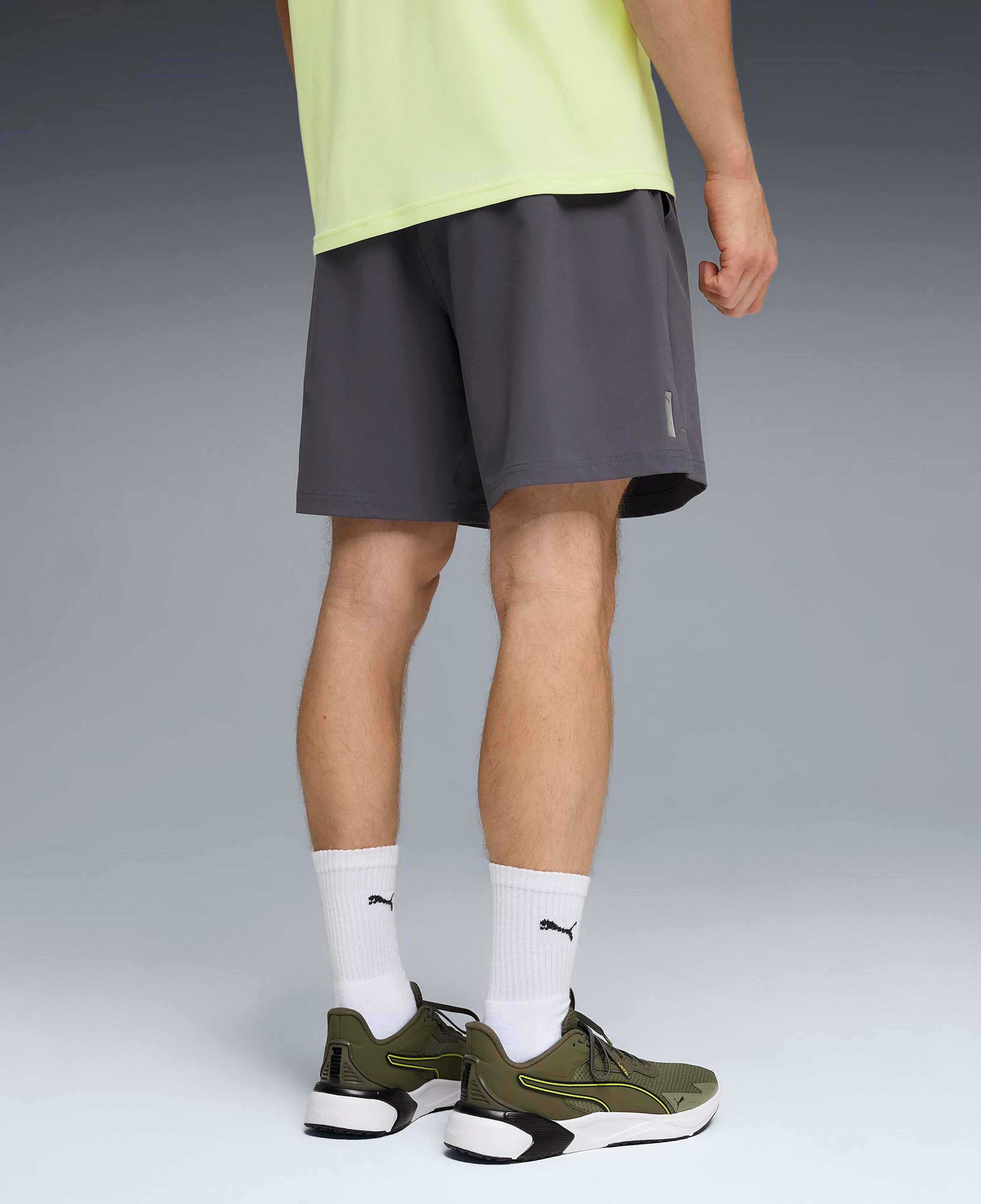 Puma Pwrtrain Fabric Mix Erkek Gri Antrenman Ceket