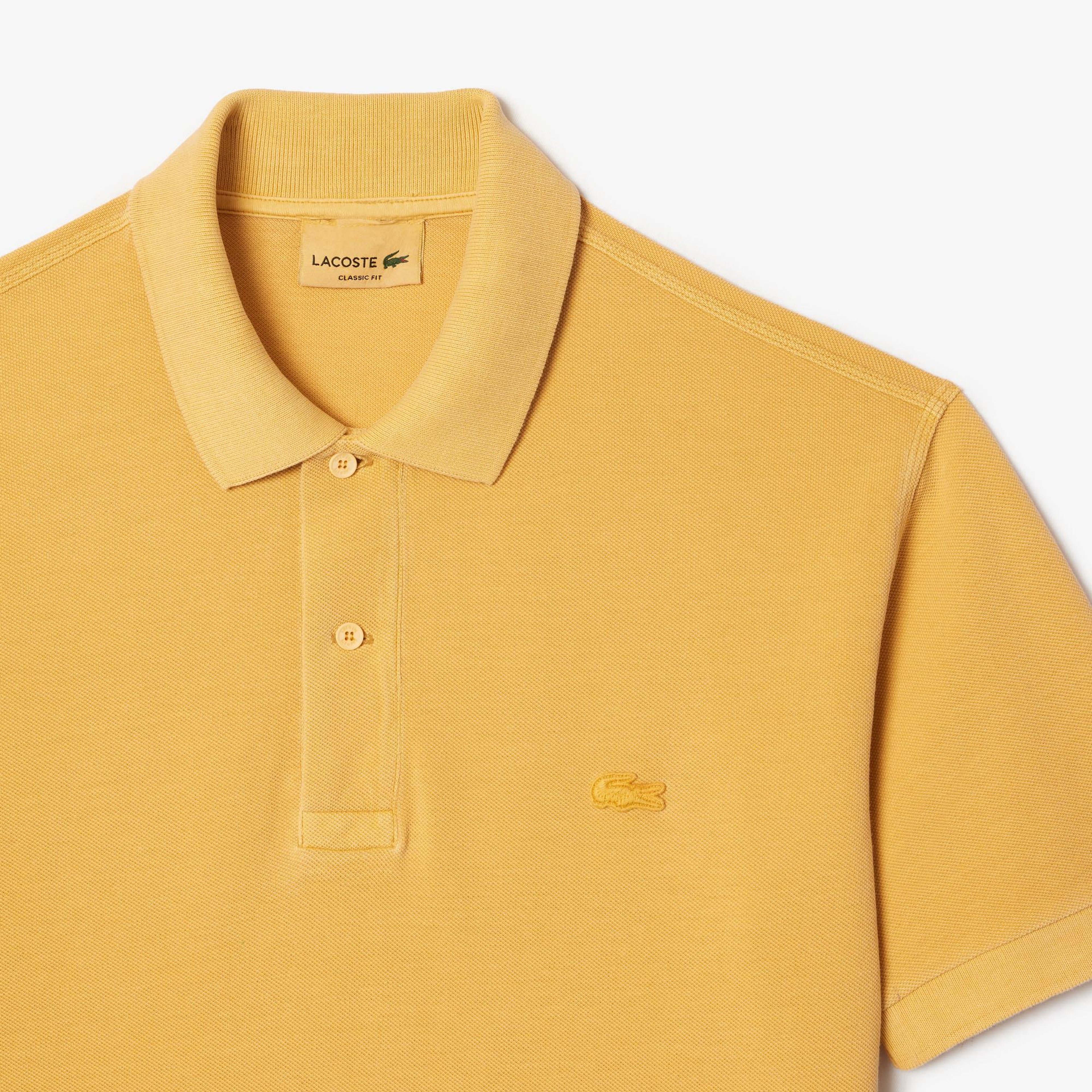 Unisex Classic Fit Sarı Polo