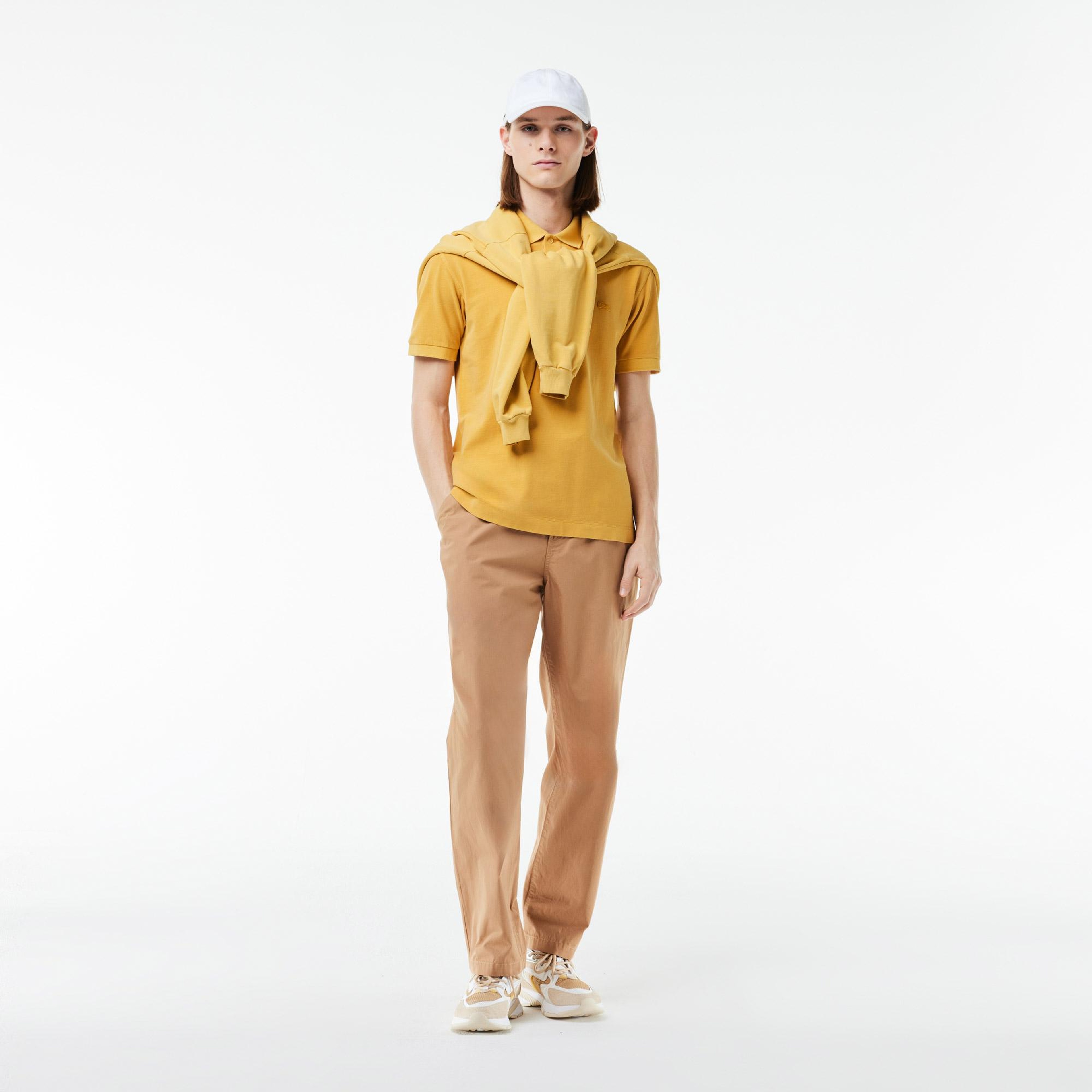 Unisex Classic Fit Sarı Polo