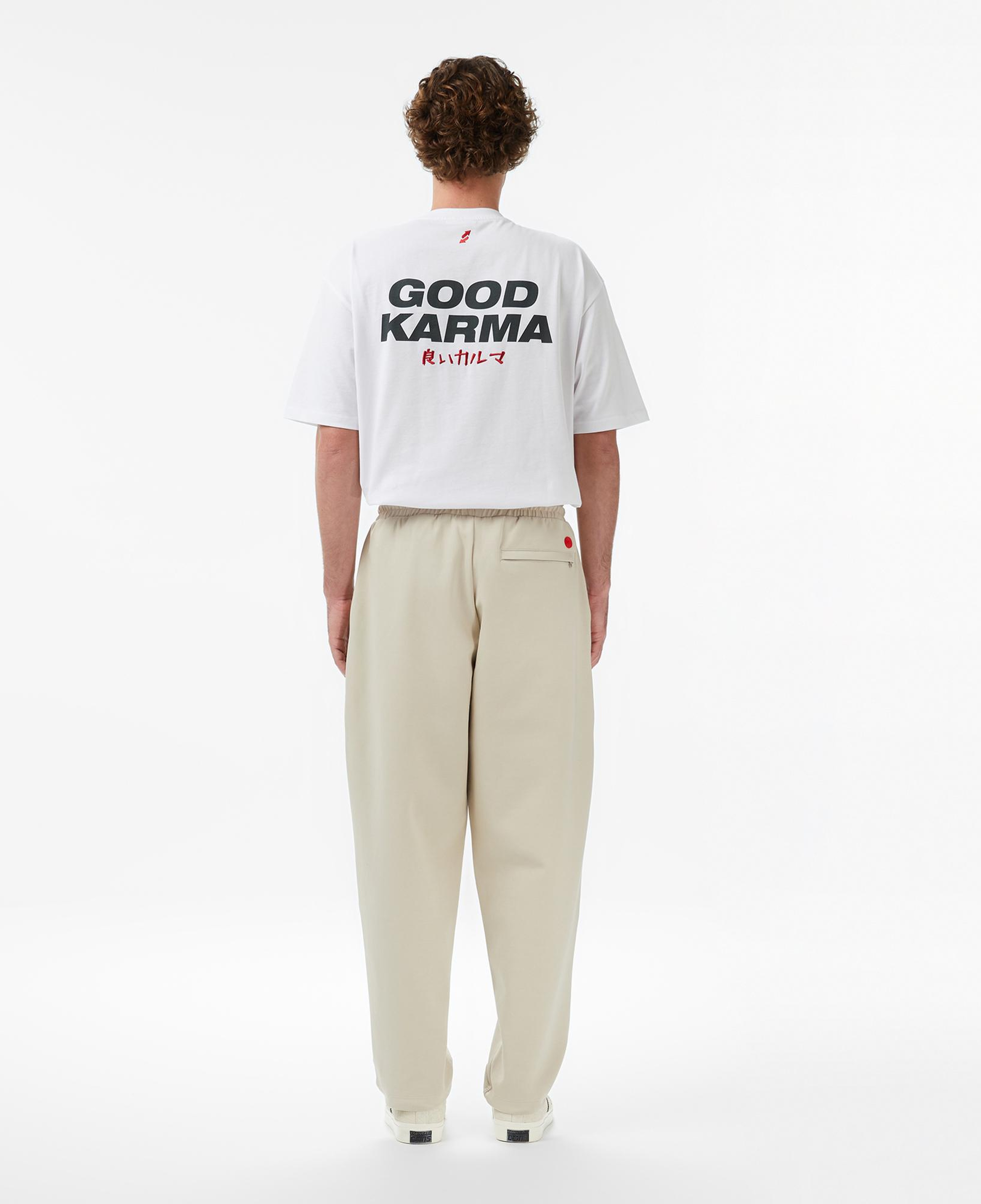 UNITED4 Oversize Fit Erkek Krem Eşofman Altı