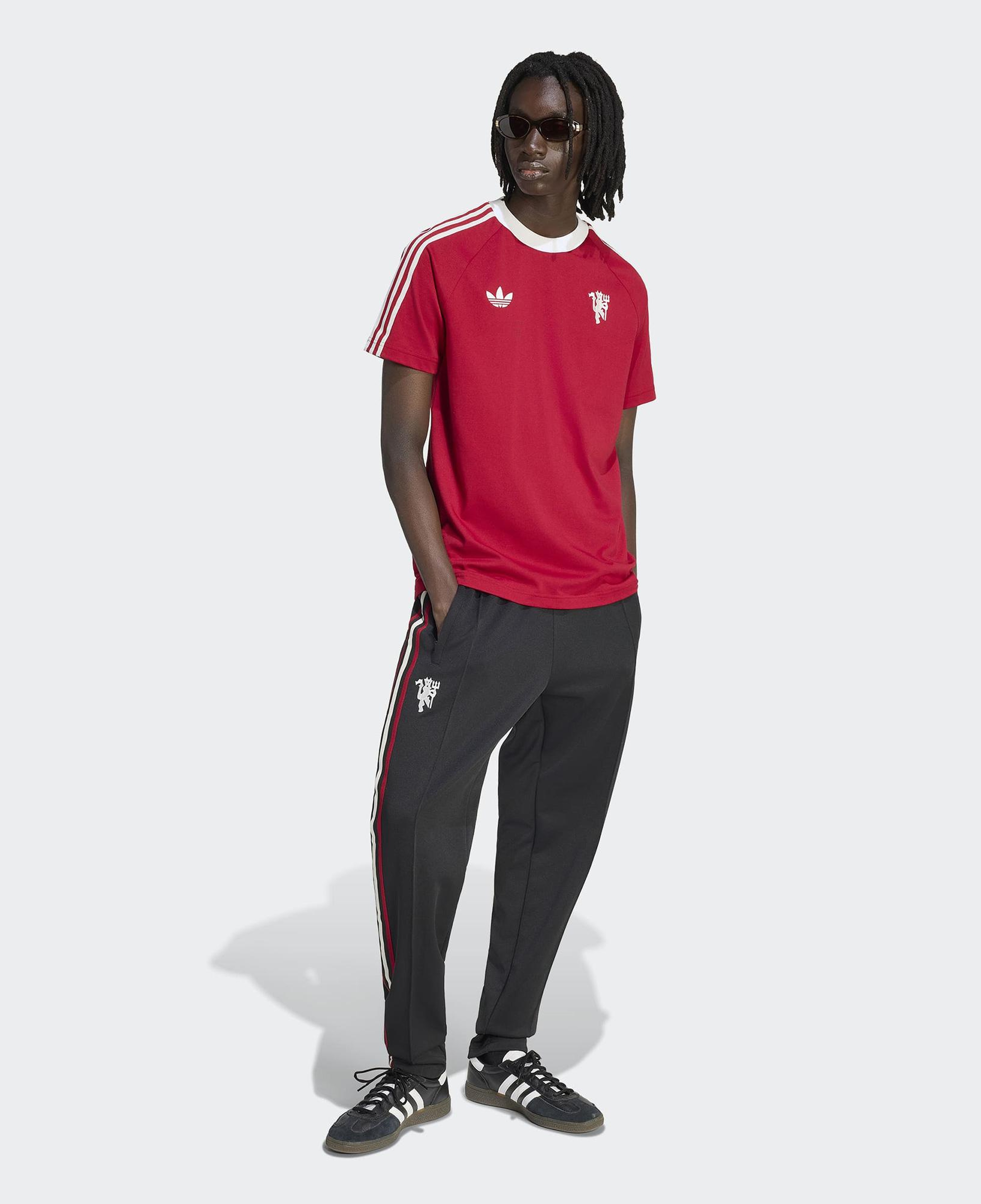 adidas Manchester United FC Erkek Bordo T-Shirt