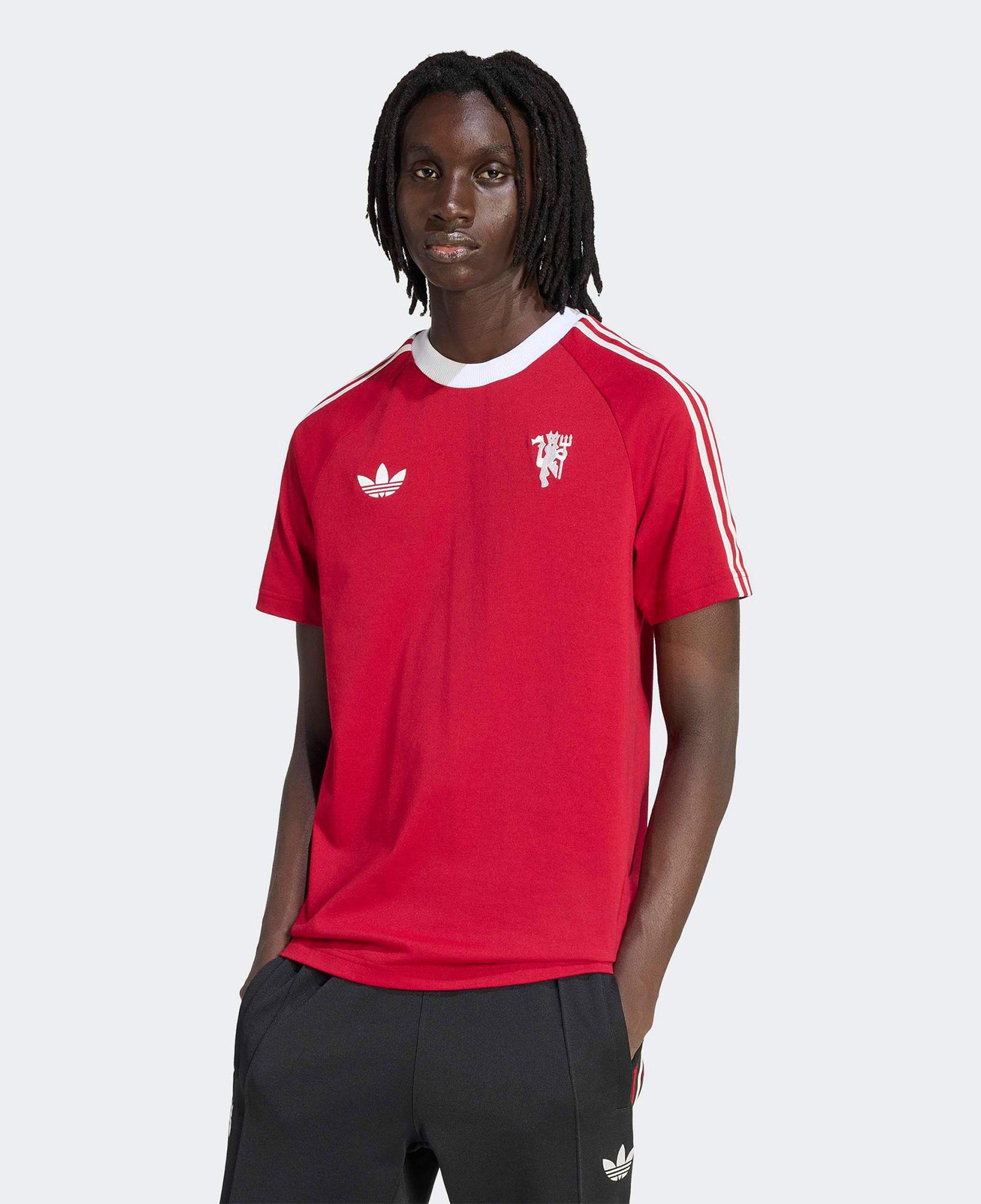 adidas Manchester United FC Erkek Bordo T-Shirt