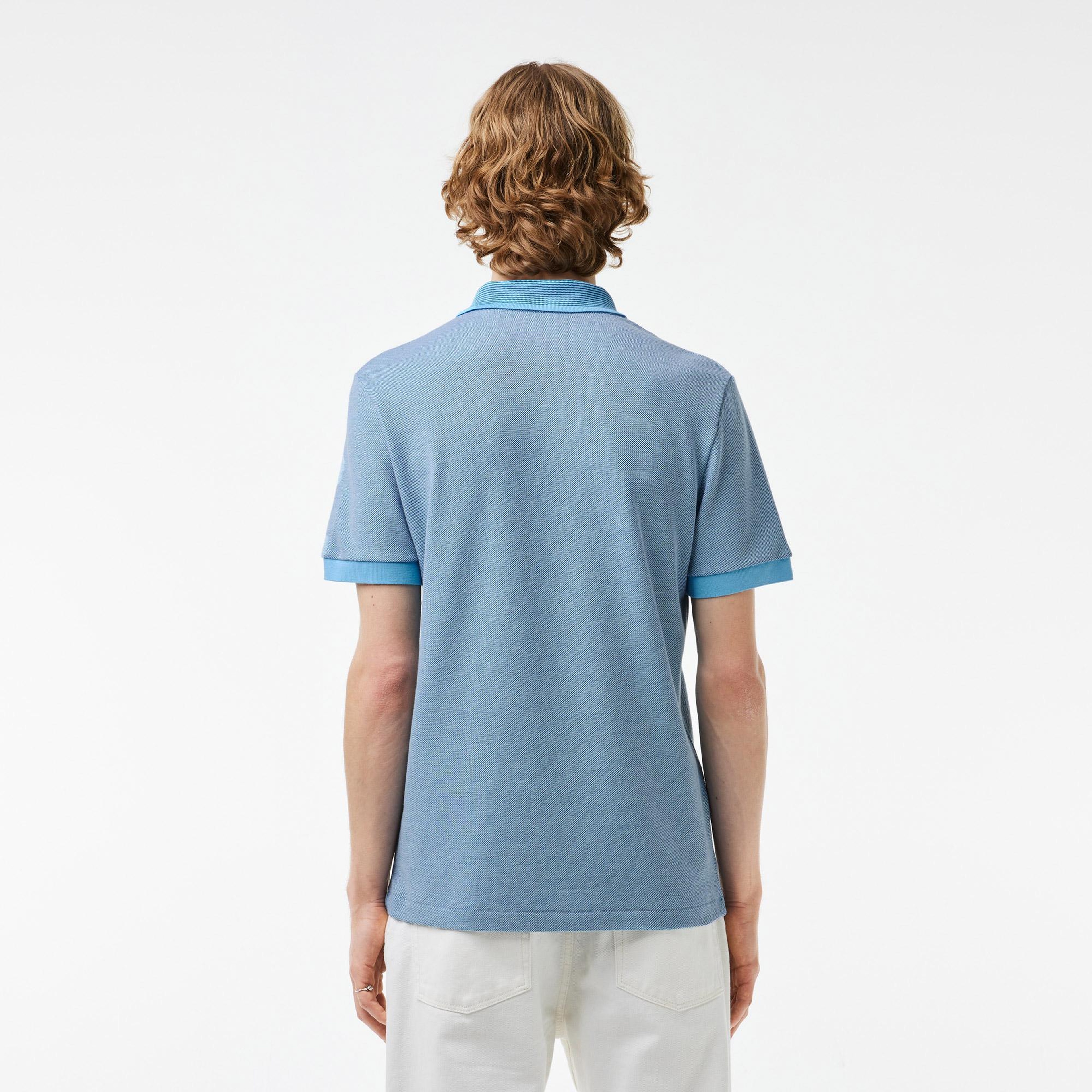 Erkek Regular Fit Mavi Polo