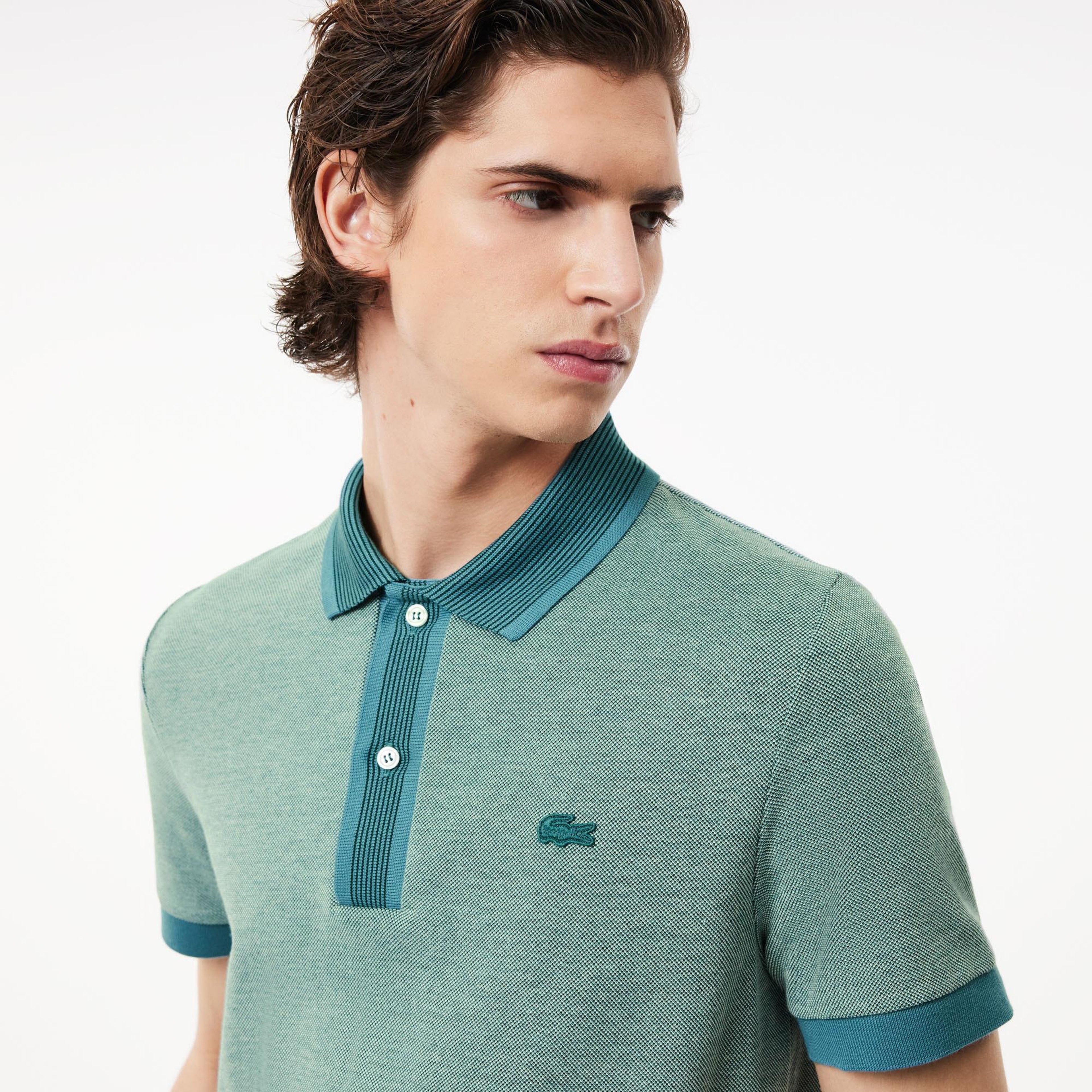 Erkek Regular Fit Yeşil Polo