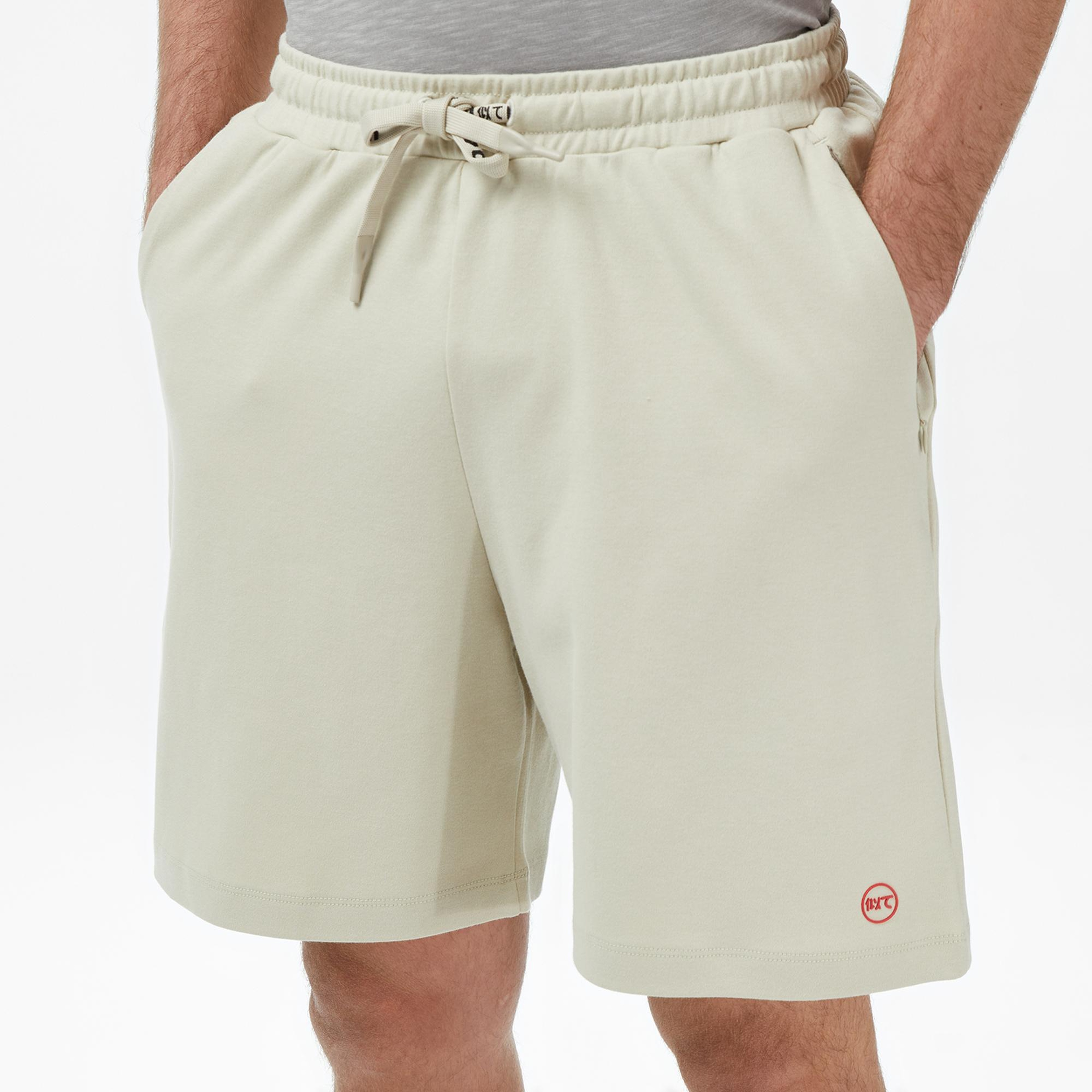 UNITED4 Regular Fit Erkek Krem Şort