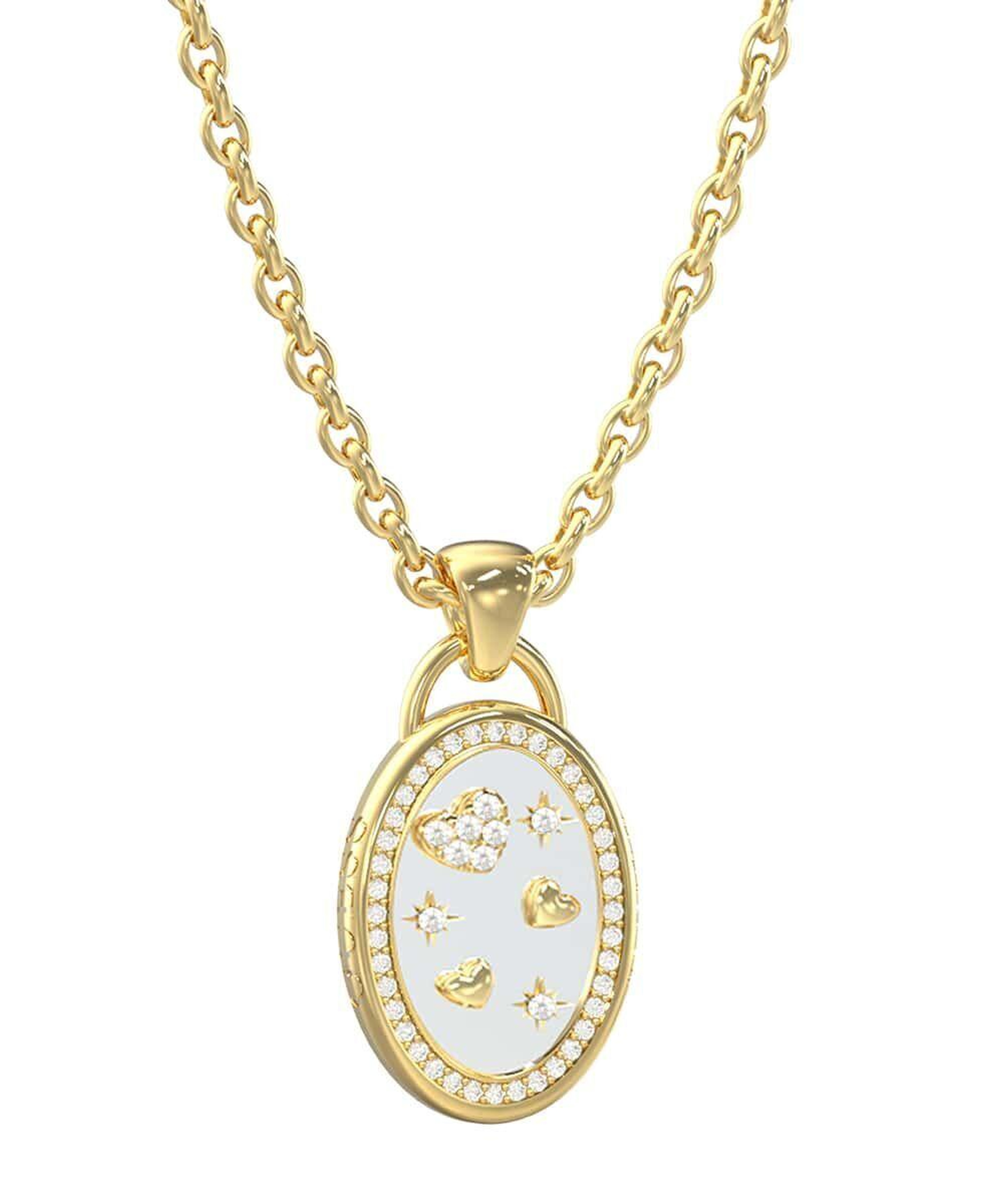 Guess JGUJUBN06067JWYGRHTU Kalpli Kadın Kolye