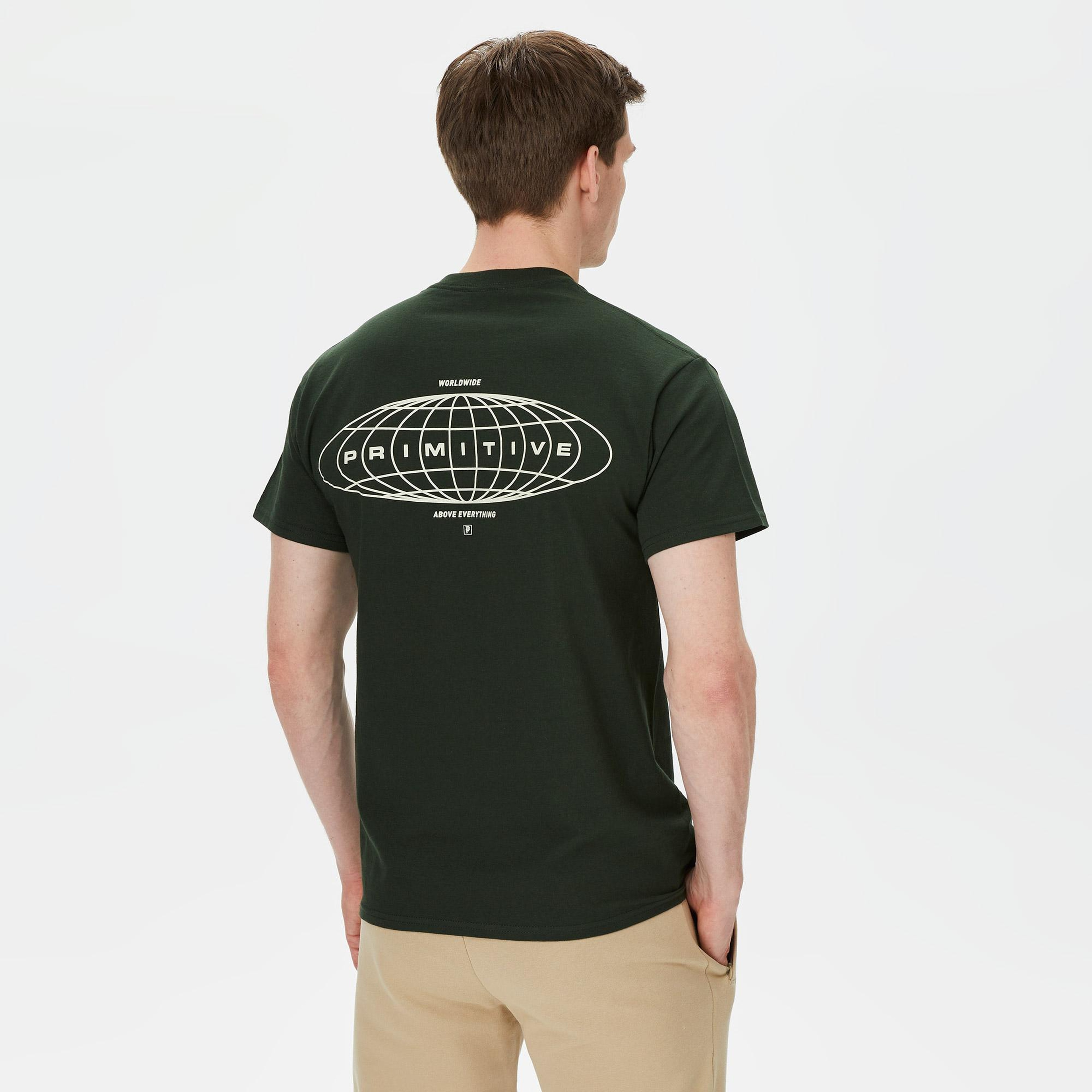 Primitive Cosmopolitan Pocket Erkek Yeşil T-Shirt
