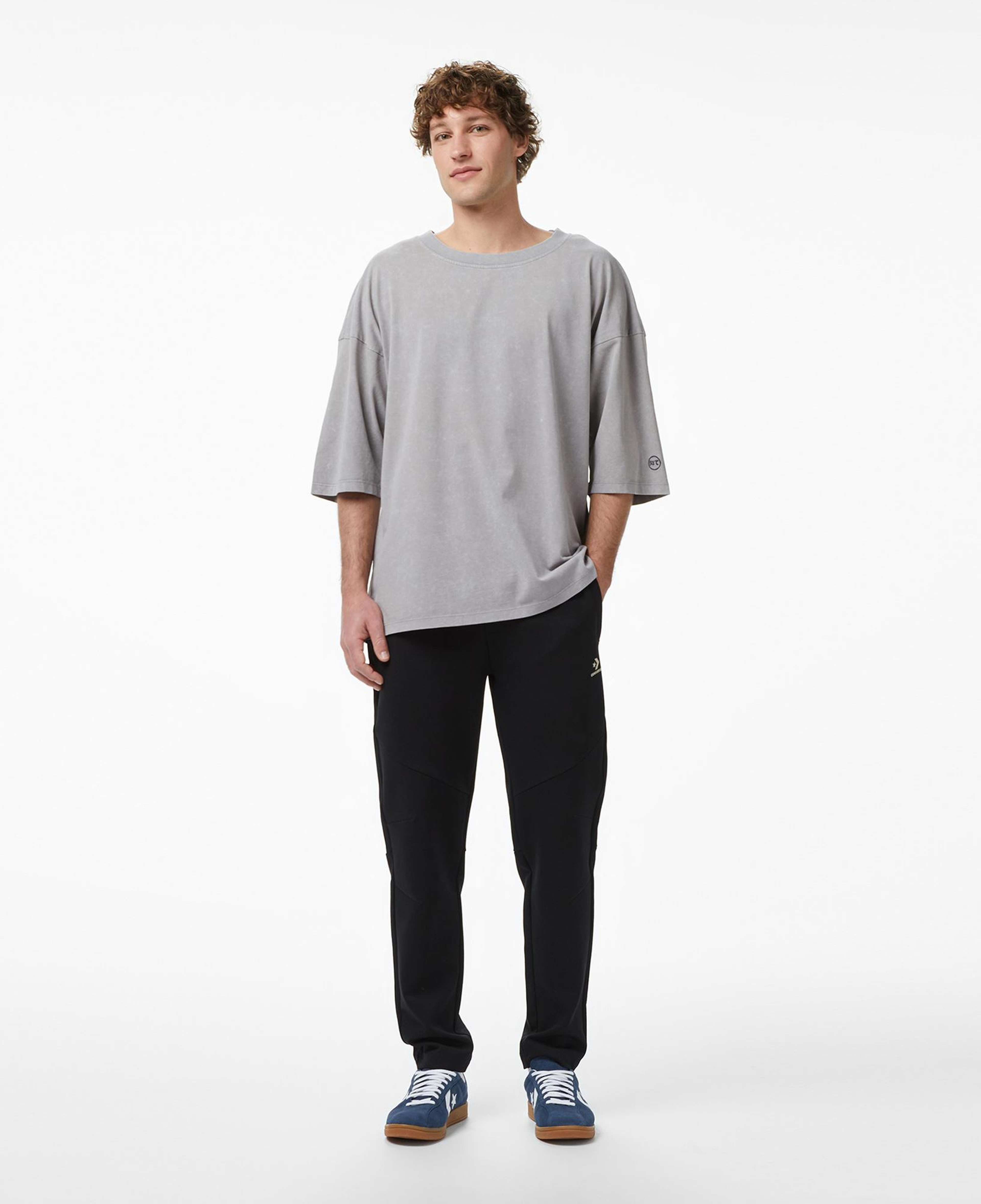 UNITED4 Oversize Fit Erkek Gri T-Shirt