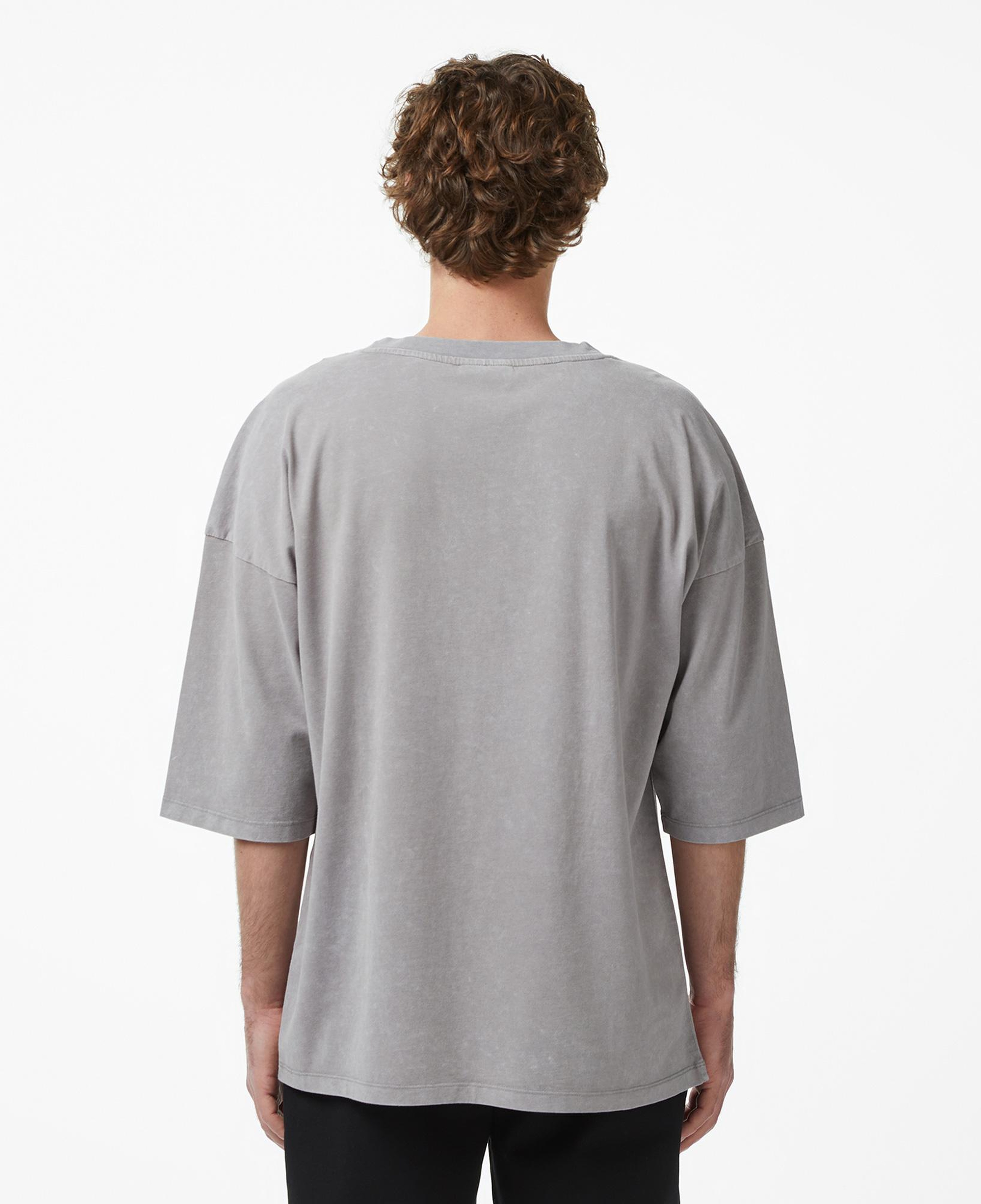 UNITED4 Oversize Fit Erkek Gri T-Shirt