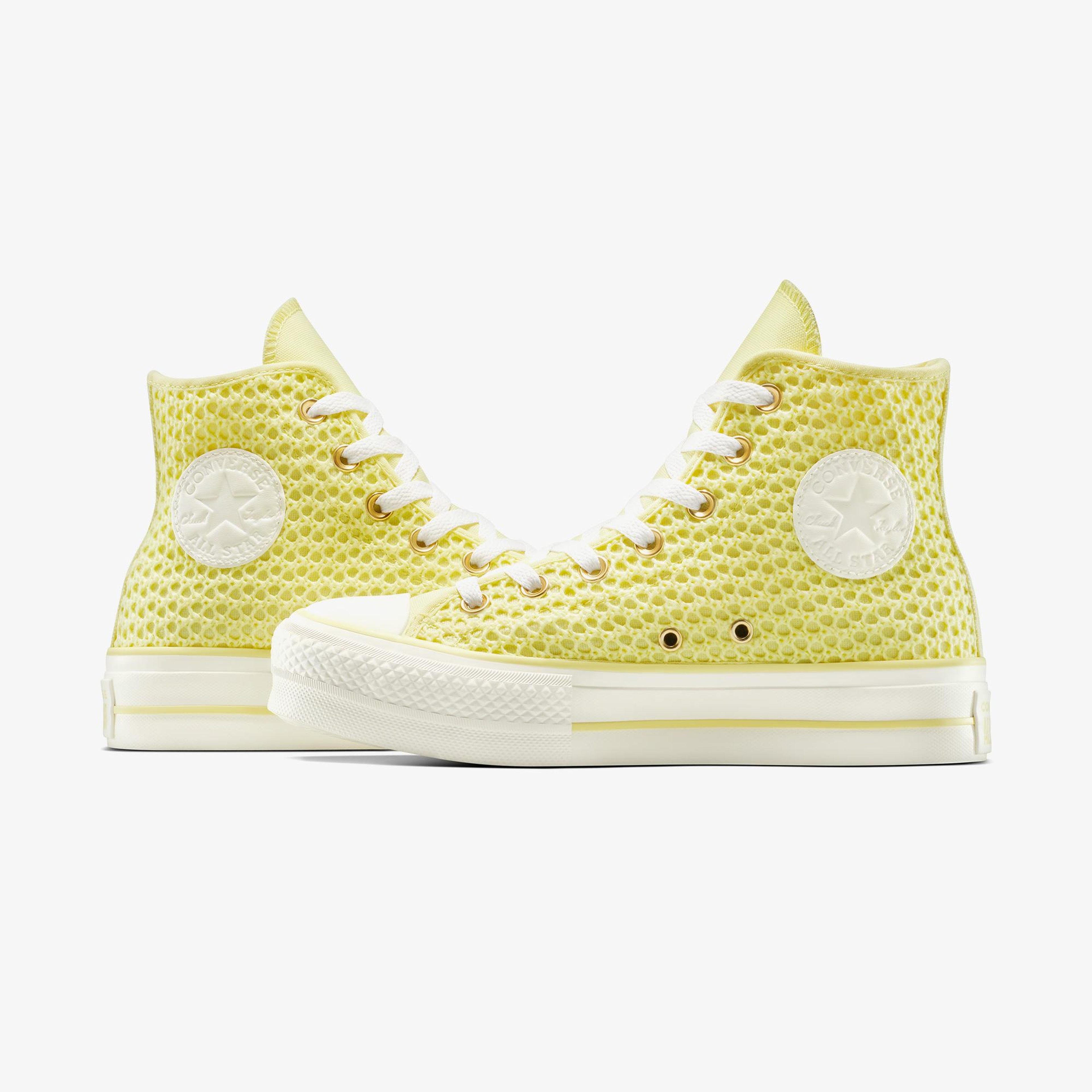 Converse Chuck Taylor All Star Knit Kadın Sarı Sneaker