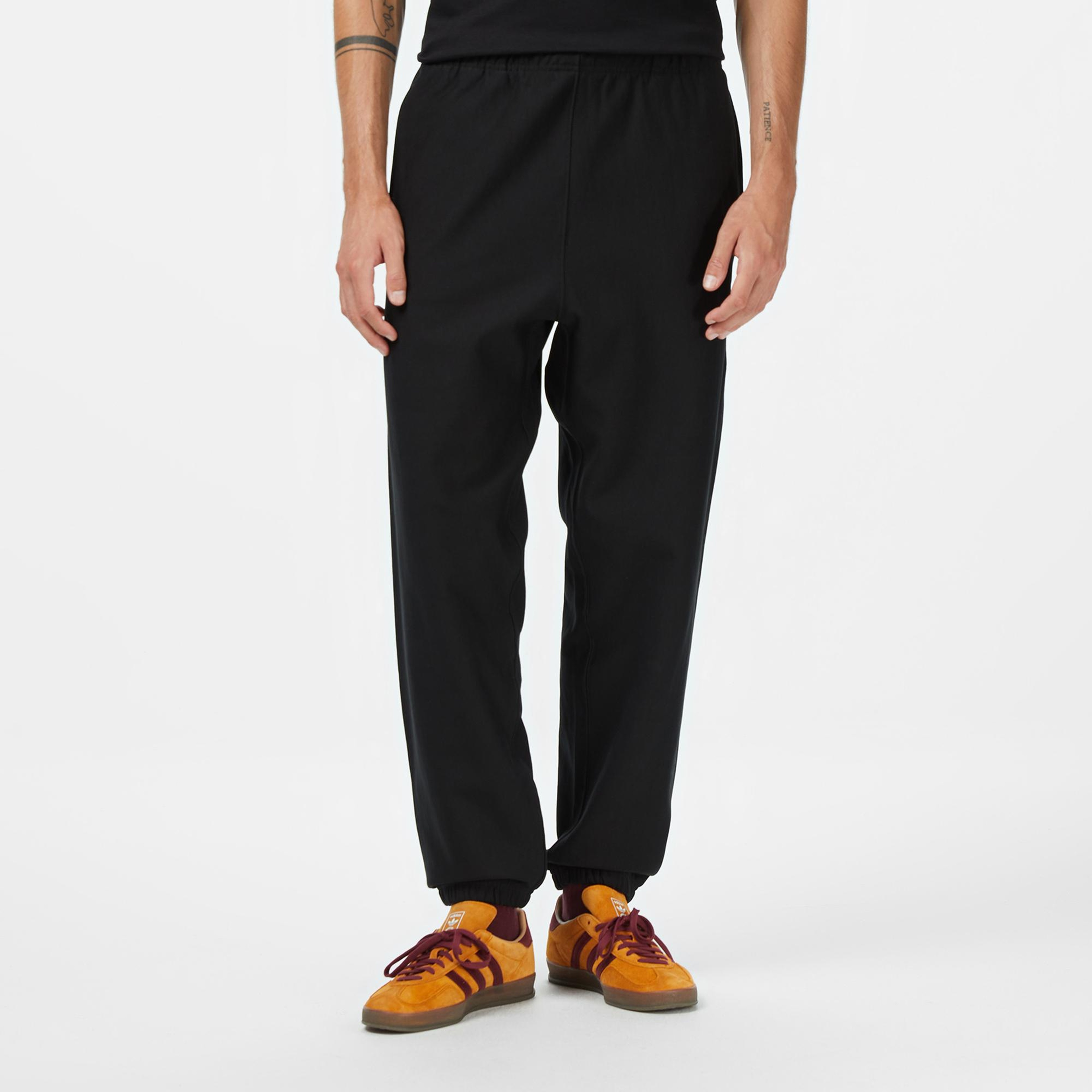 Calvin Klein Premium Terry Monogram Jogger Erkek Siyah Eşofman Altı