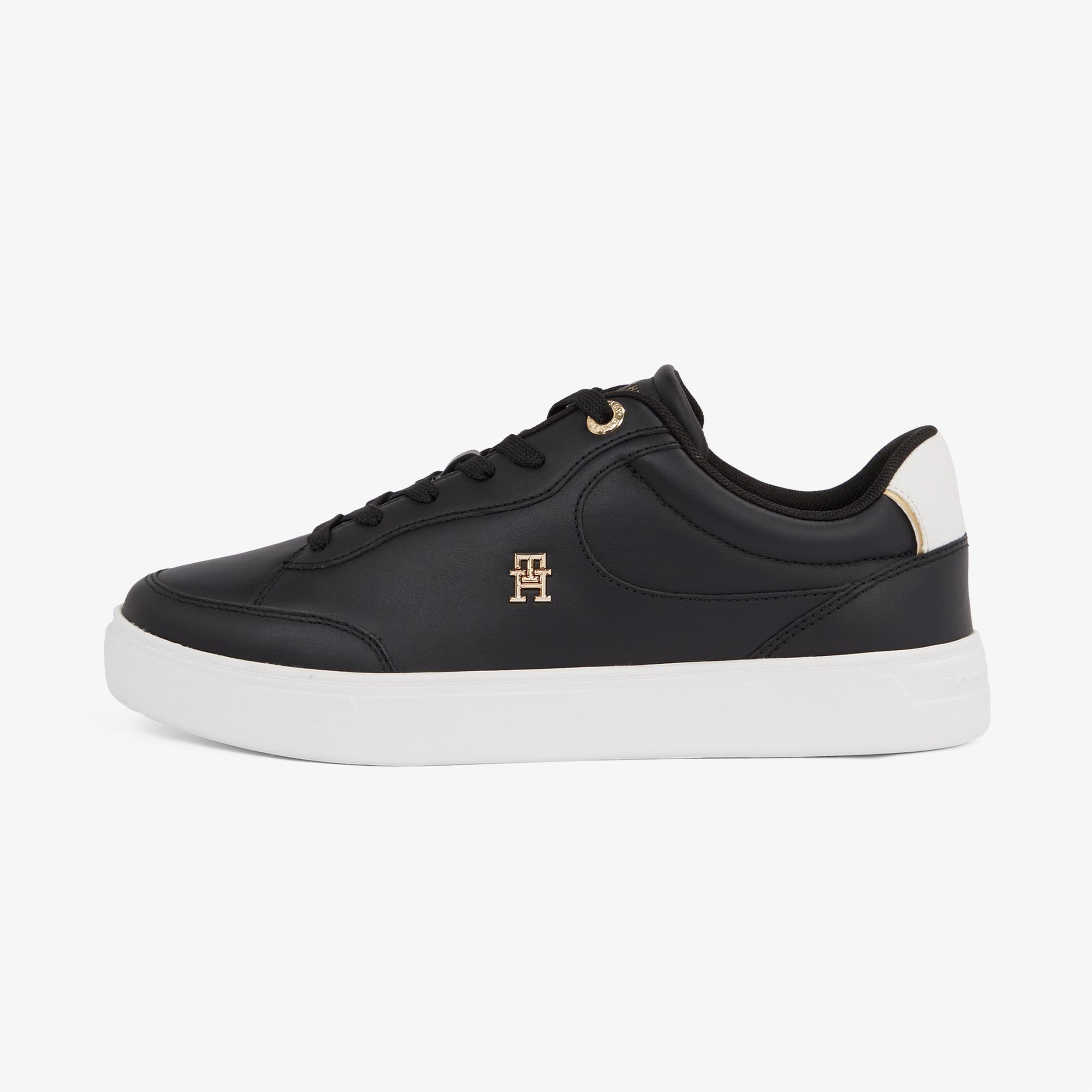 Tommy Hilfiger Essential Chic Court Kadın Siyah Sneaker
