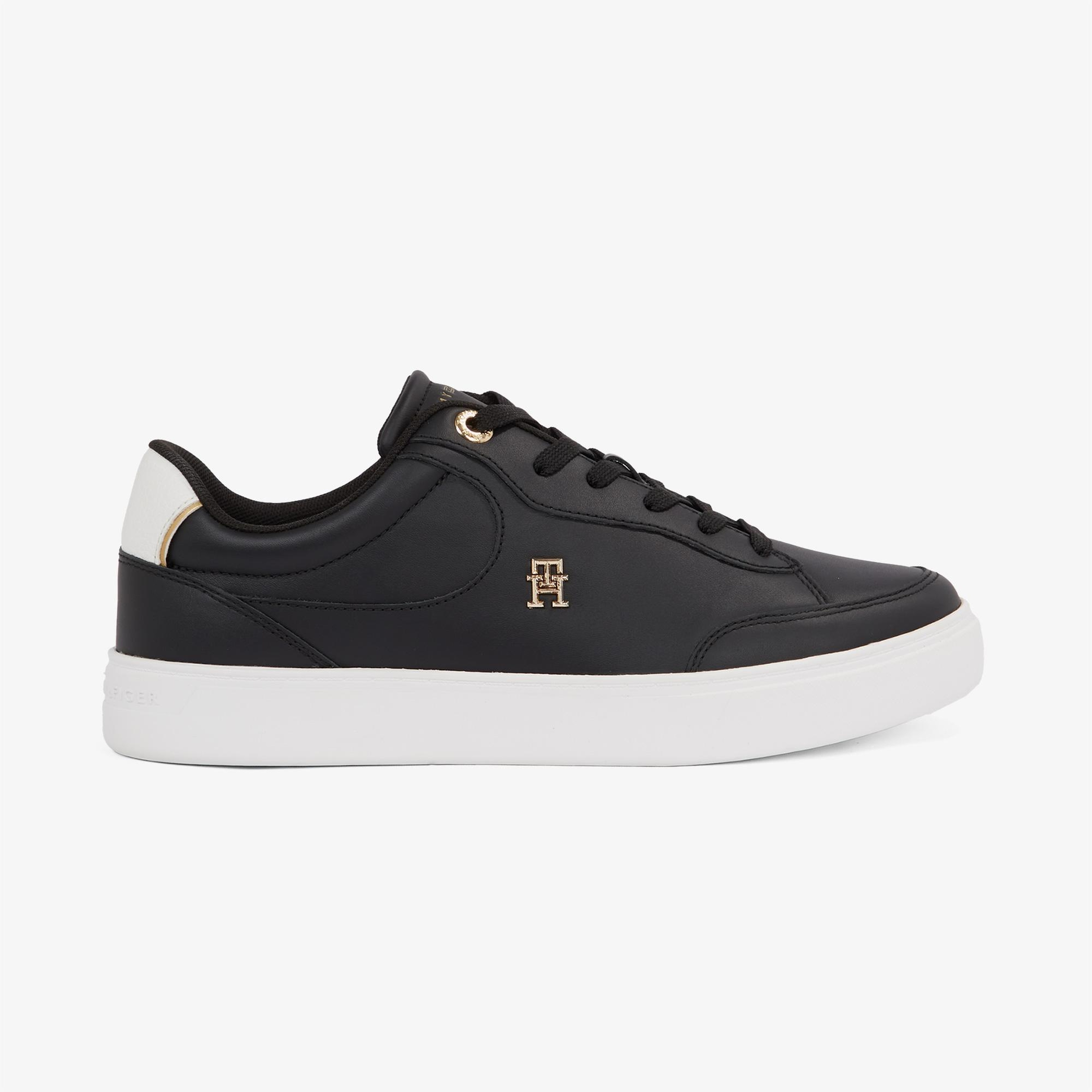Tommy Hilfiger Essential Chic Court Kadın Siyah Sneaker