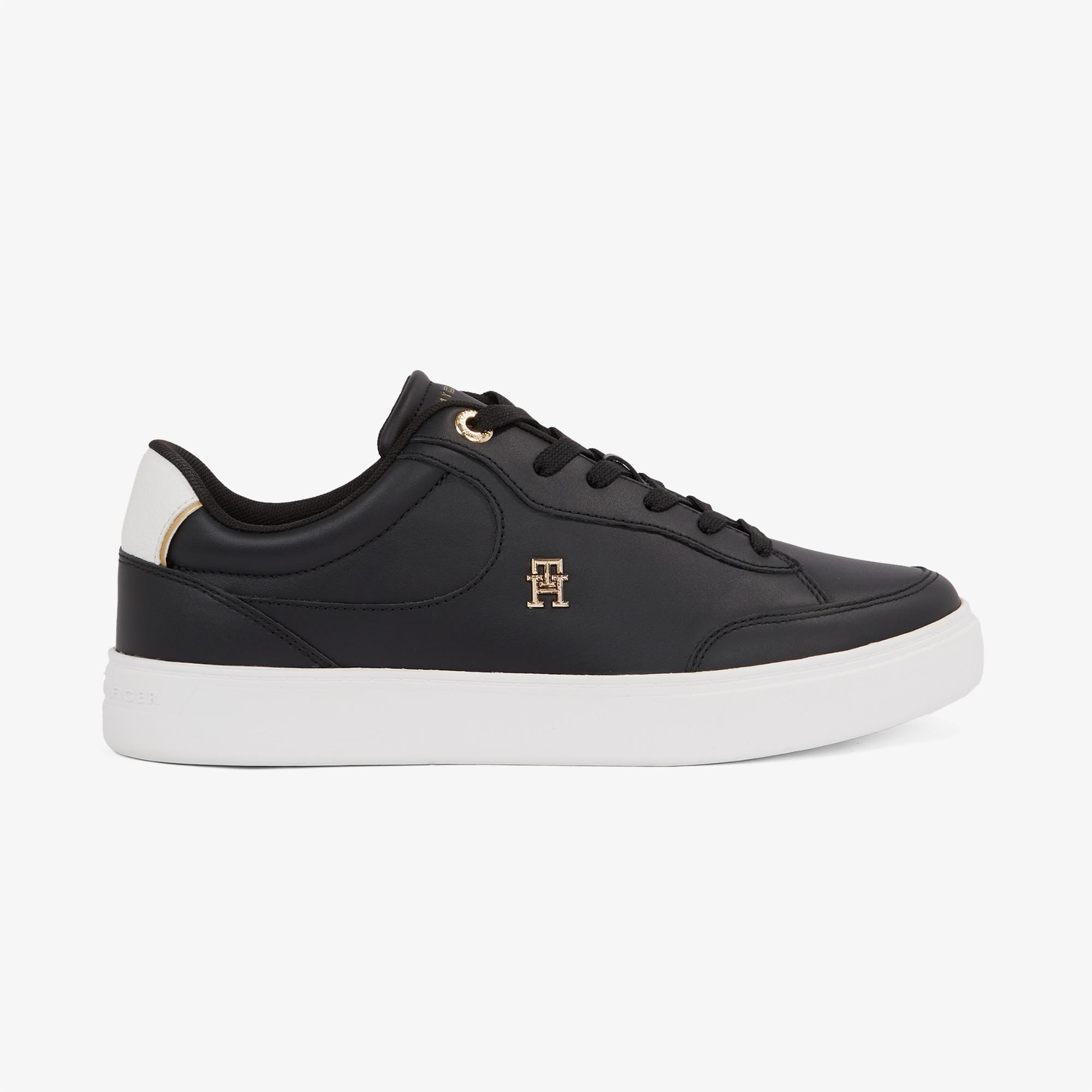 Tommy Hilfiger Essential Chic Court Kadın Siyah Sneaker