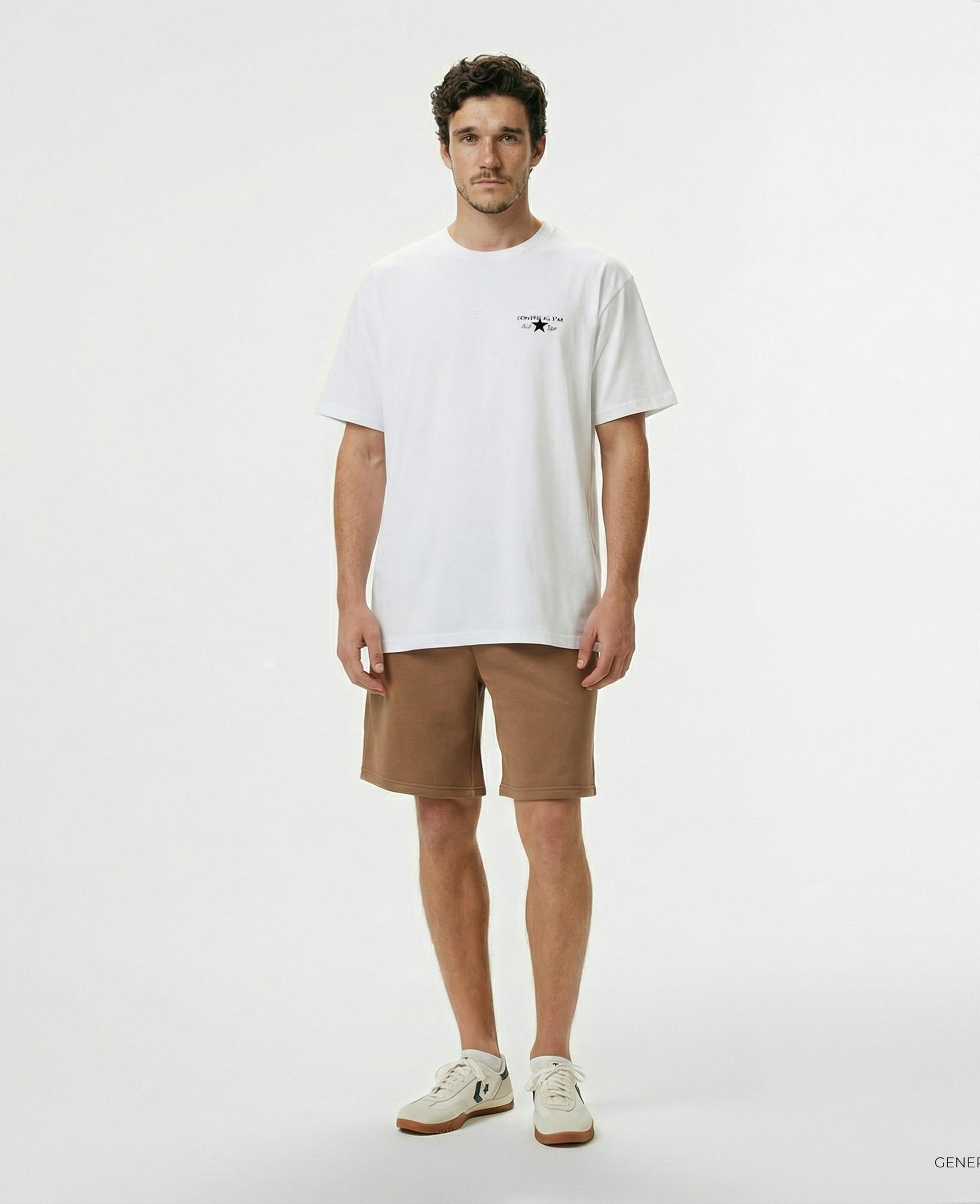 Converse Erkek Grafik Baskılı Beyaz T-Shirt