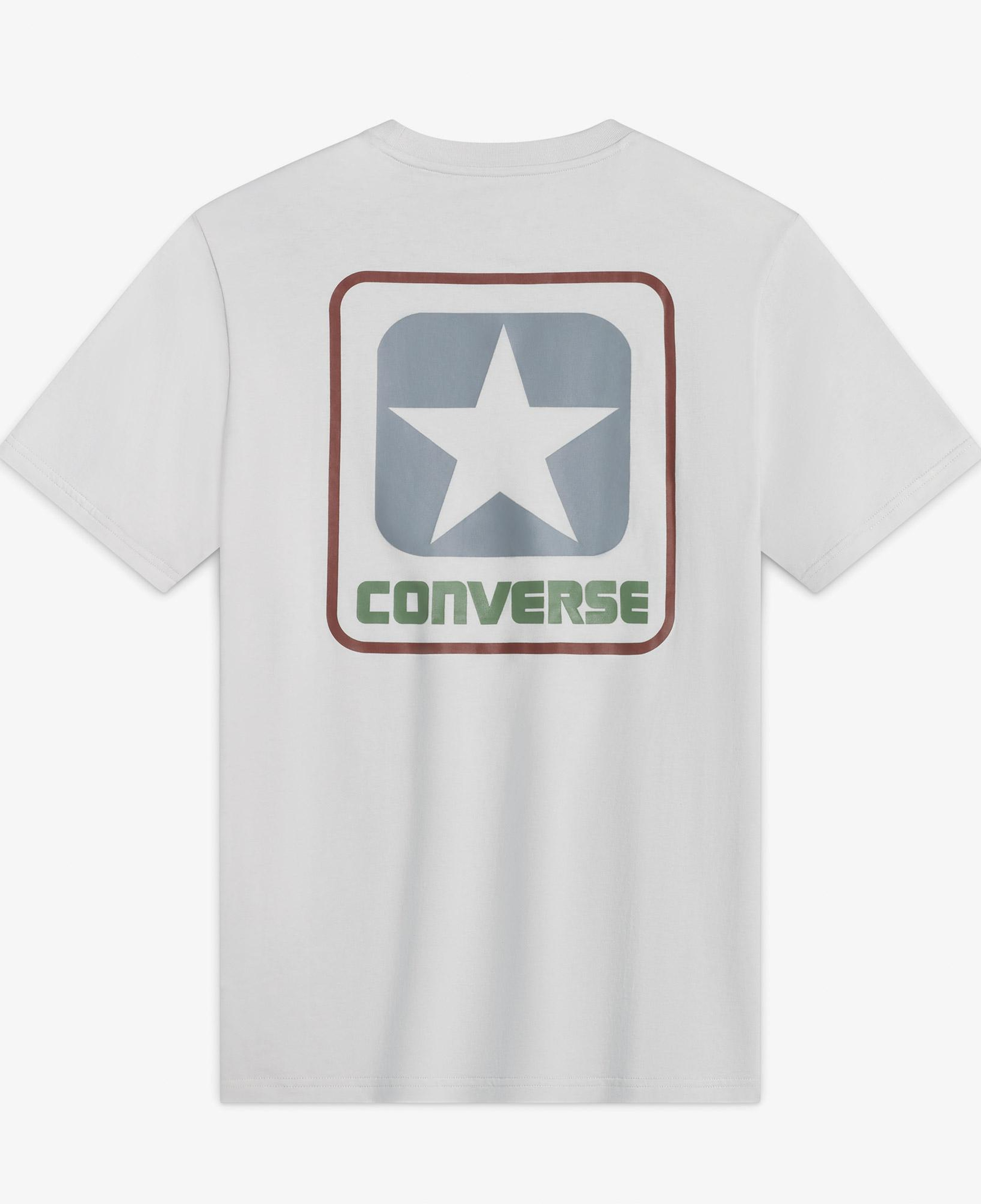 Converse Erkek Grafik Baskılı Gri T-Shirt