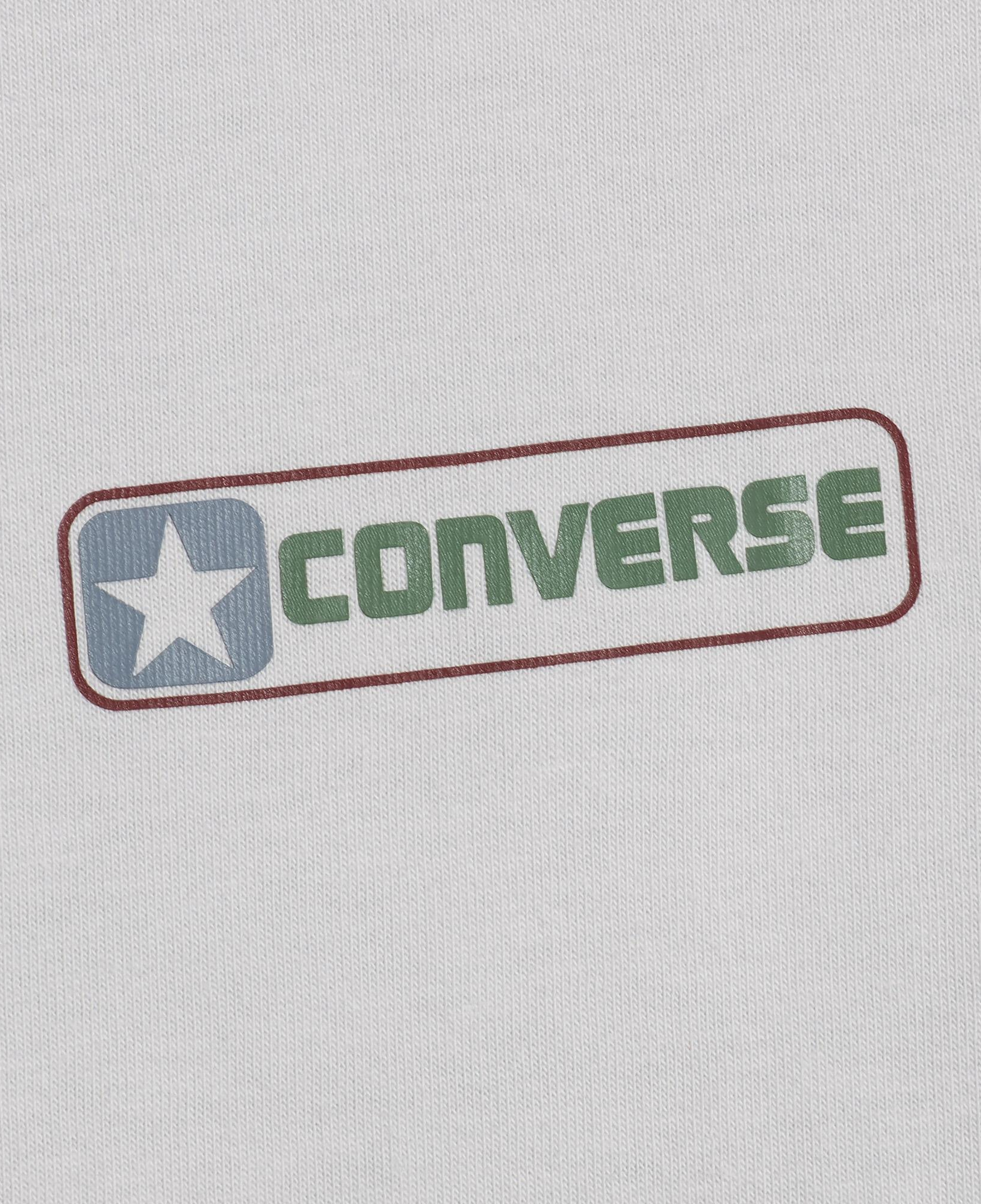 Converse Erkek Grafik Baskılı Gri T-Shirt