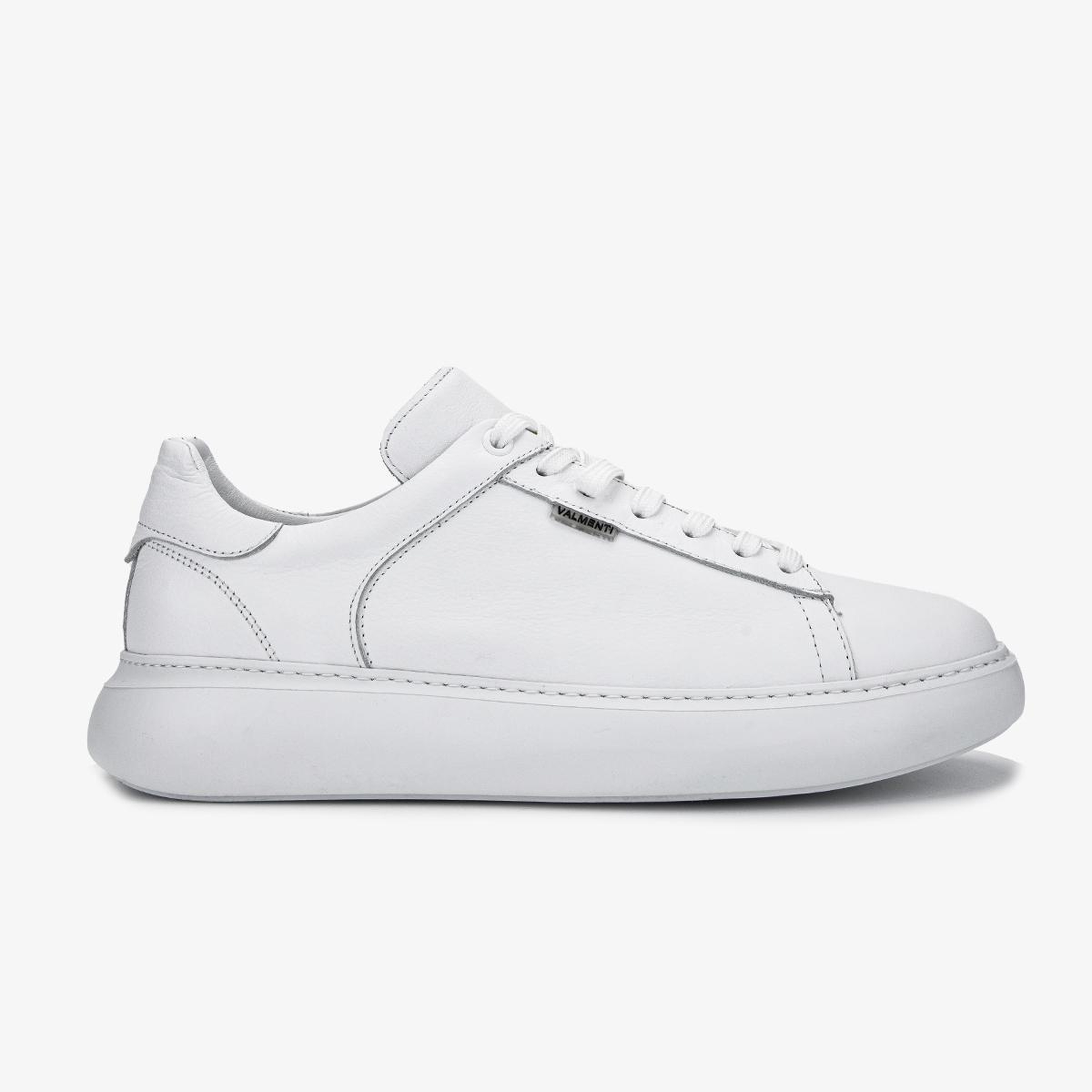 Valmenti Erkek Hakiki Deri Beyaz Sneakers & Spor Ayakkabı