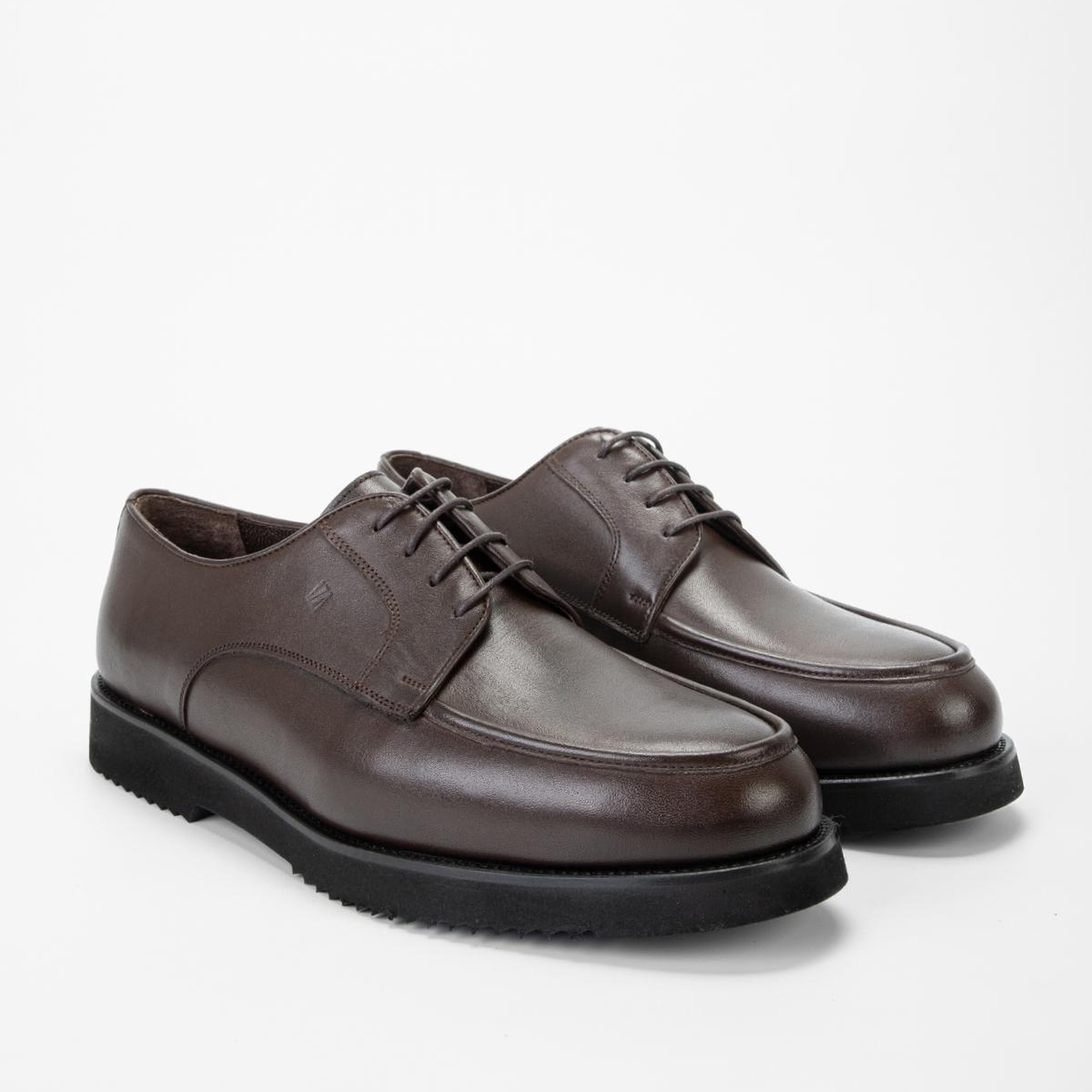 Valmenti Erkek Hakiki Deri Kahverengi Klasik Ayakkabı