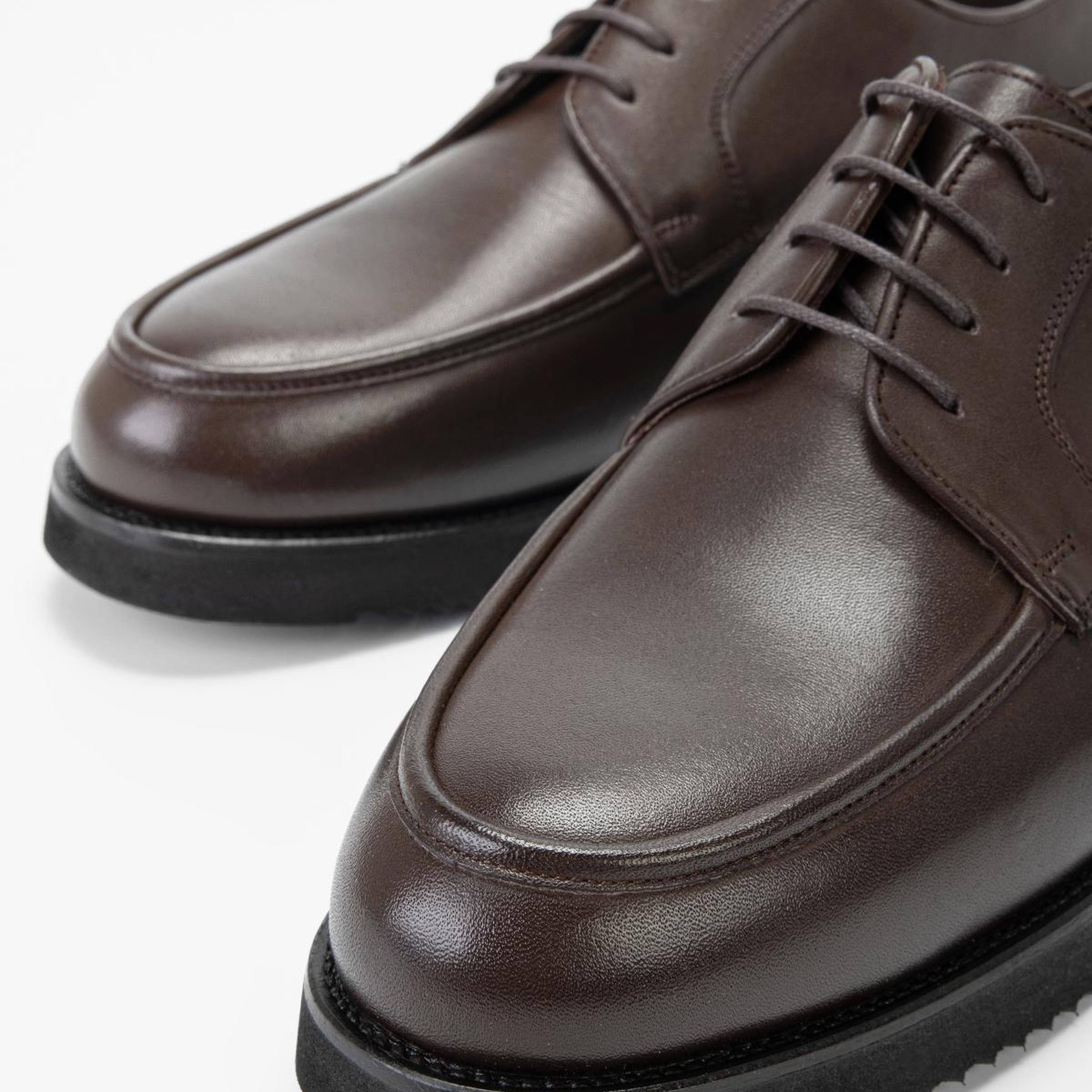 Valmenti Erkek Hakiki Deri Kahverengi Klasik Ayakkabı