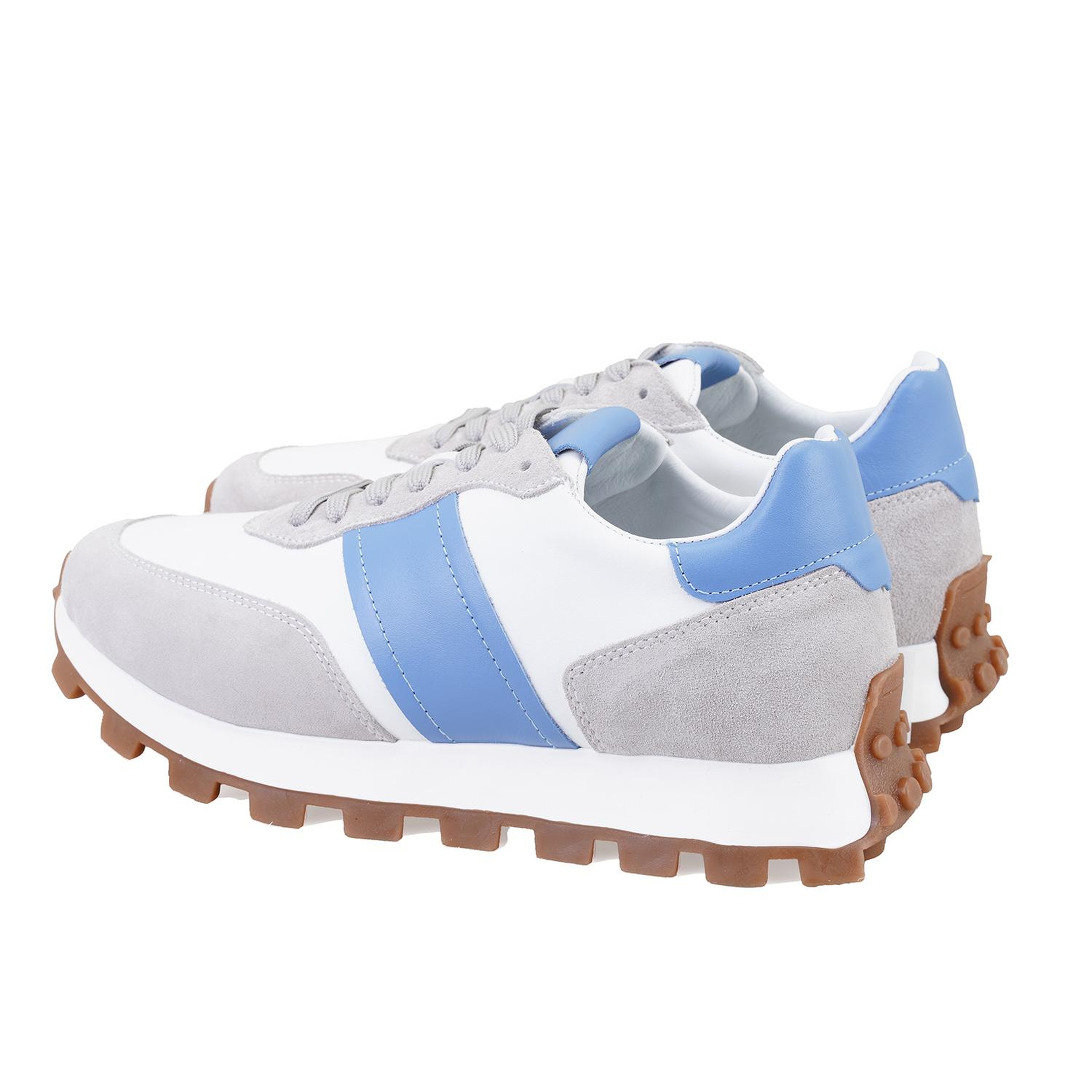 Joshua Gri Erkek Süet Deri Spor Ayakkabı