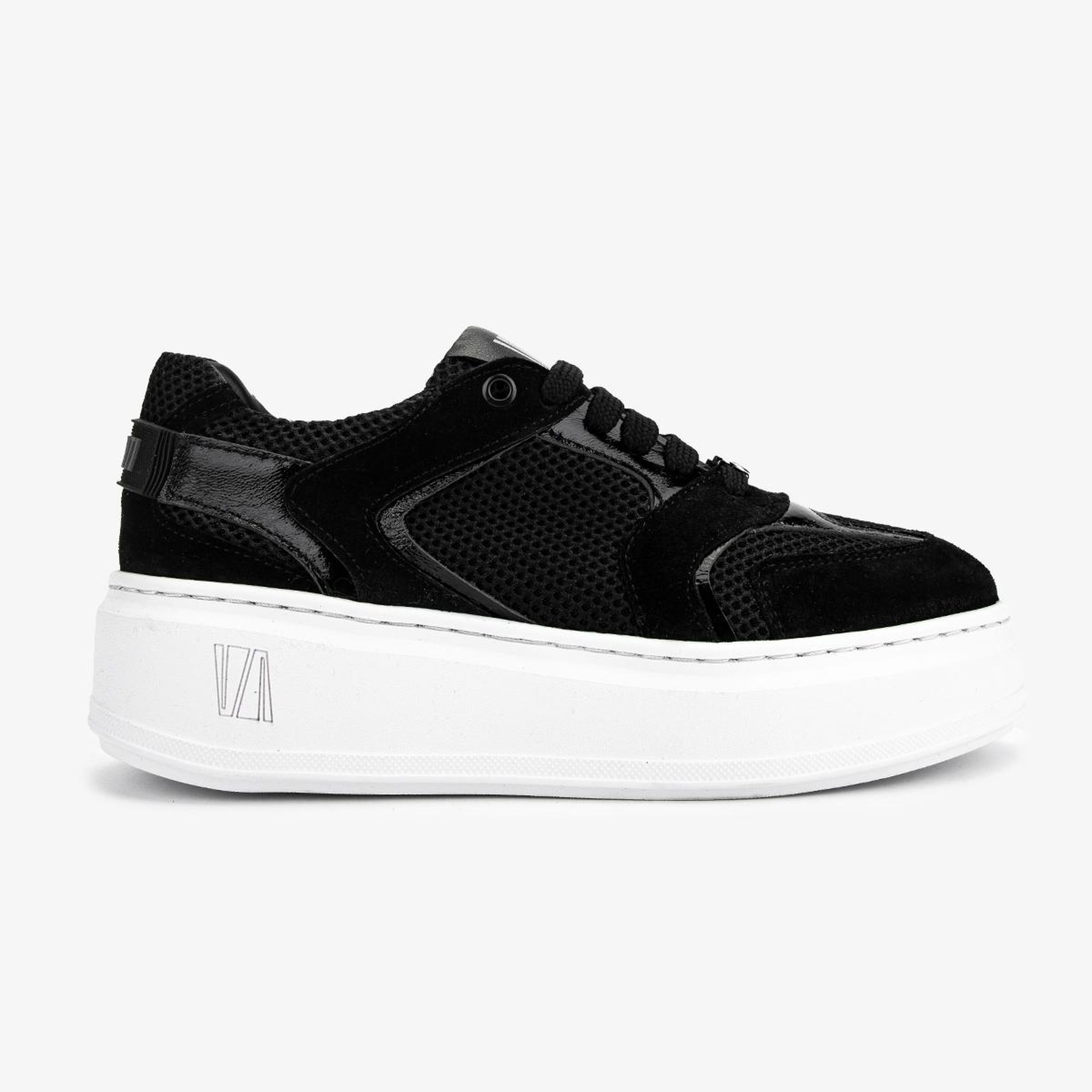 Valmenti Kadın Deri & Tekstil Siyah Sneakers & Spor Ayakkabı