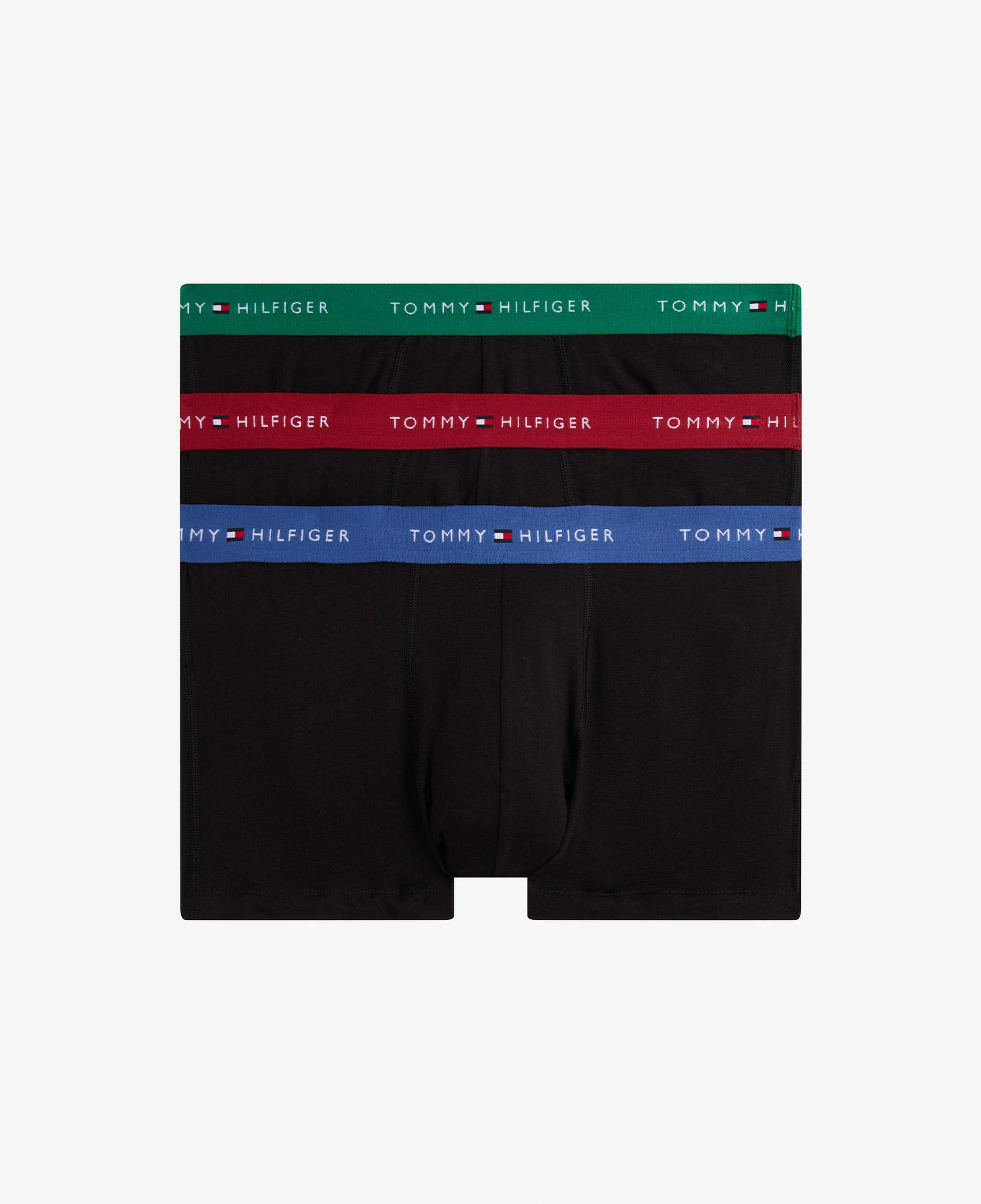 Tommy Hilfiger Trunk Erkek Turuncu 3'lü Siyah Boxer