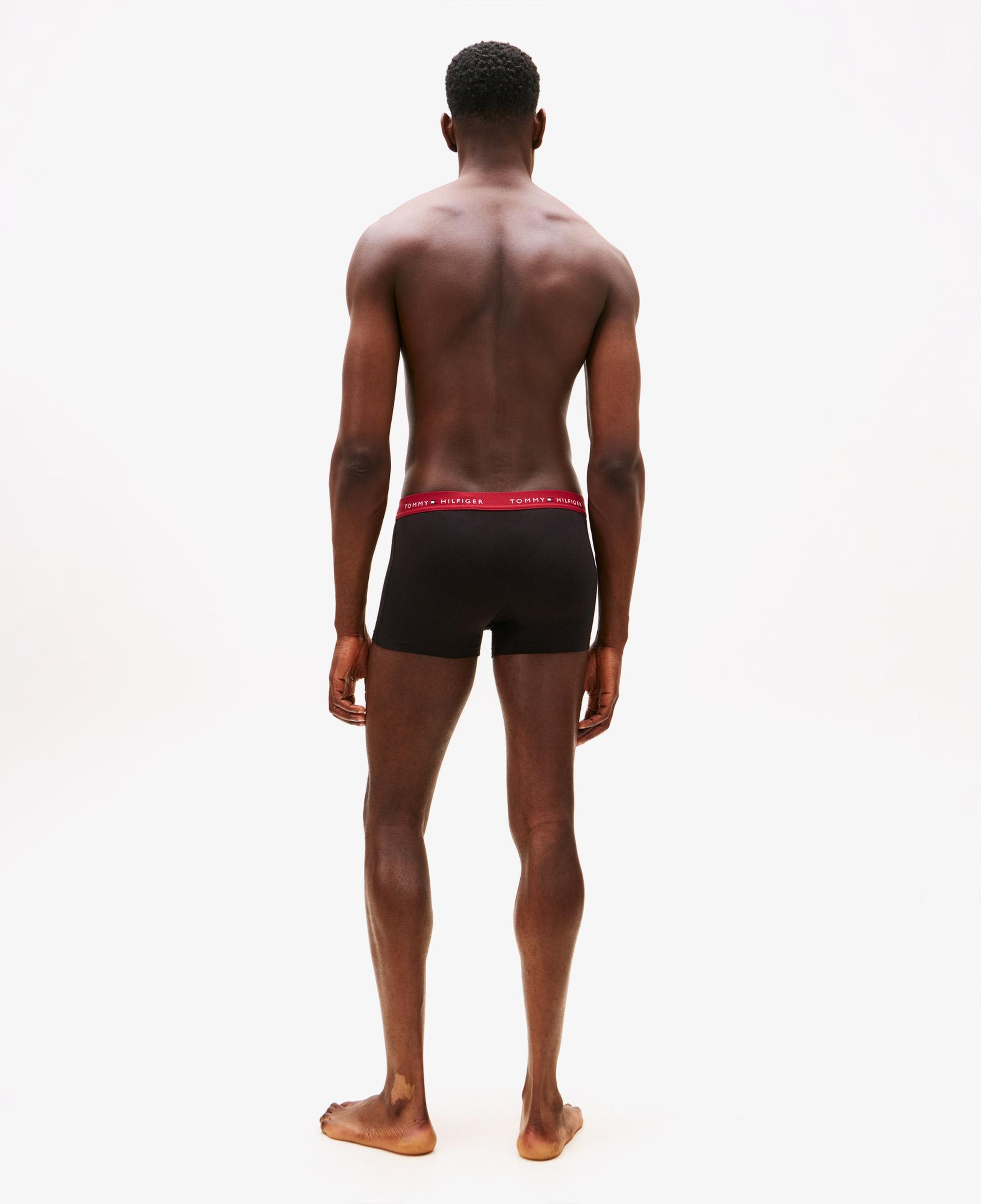 Tommy Hilfiger Trunk Erkek Turuncu 3'lü Siyah Boxer