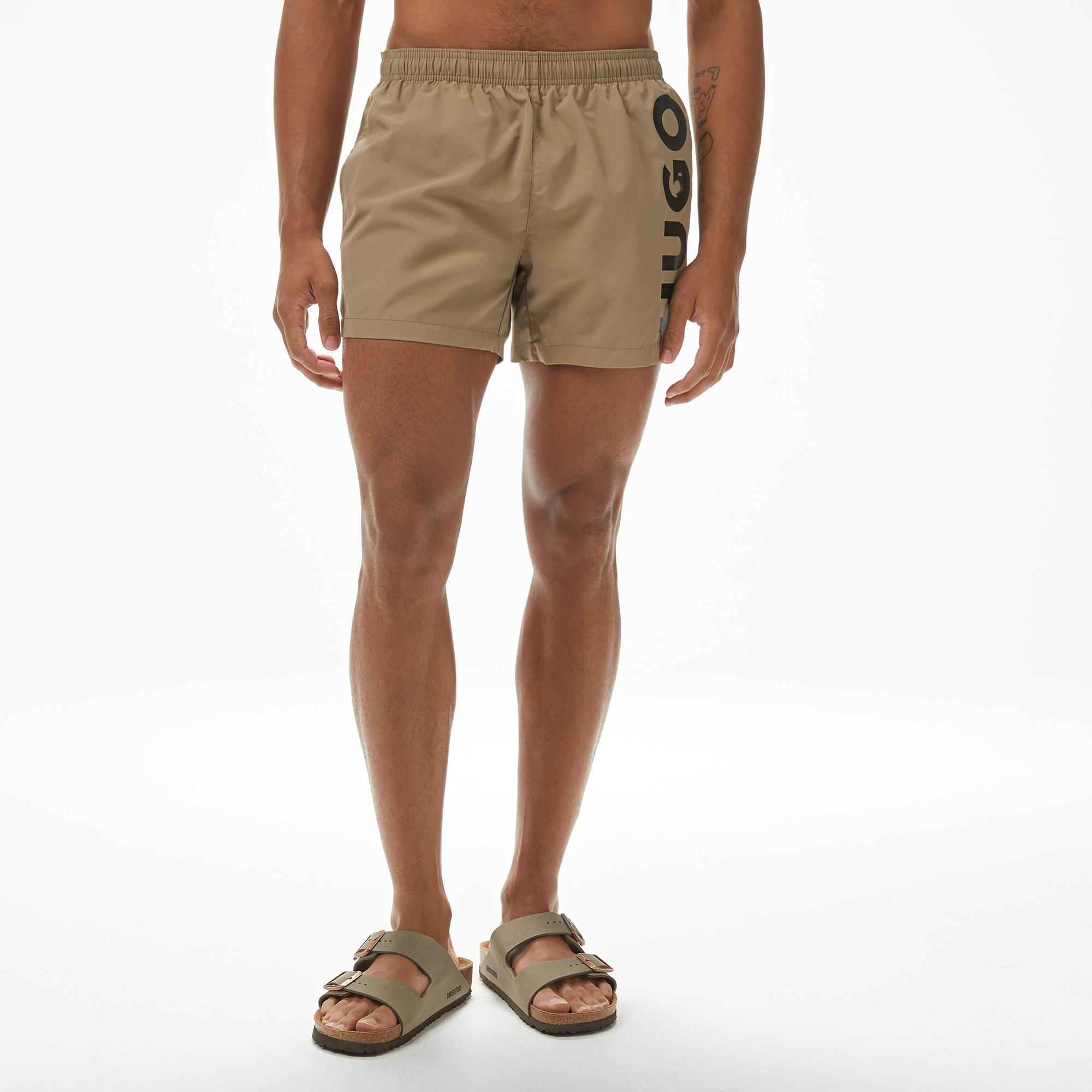 Hugo Abas Erkek Kahverengi Mayo Şort