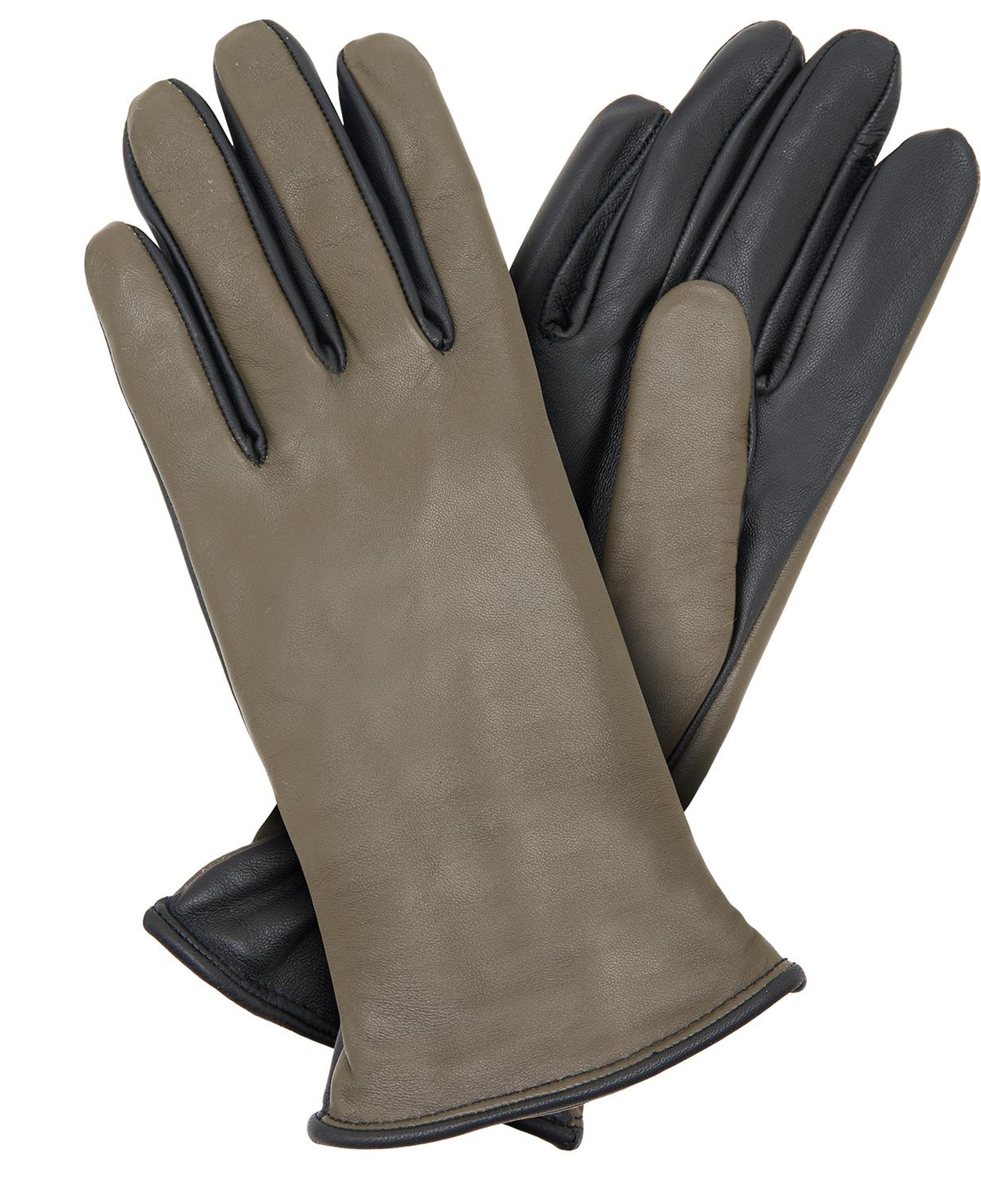 Siyah Kadın Deri Eldiven