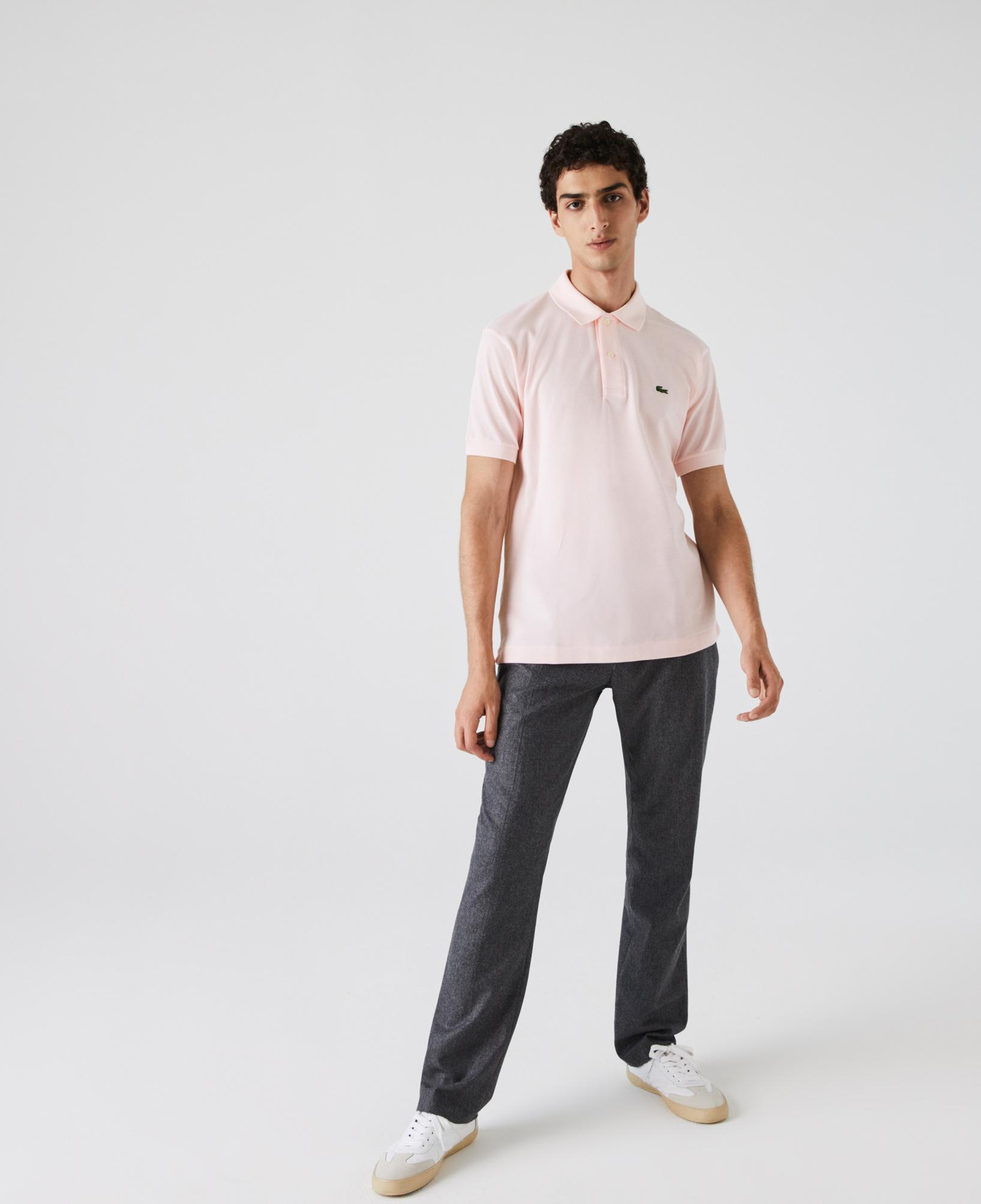 Lacoste L.12.12 Erkek Classic Fit Açık Pembe Polo