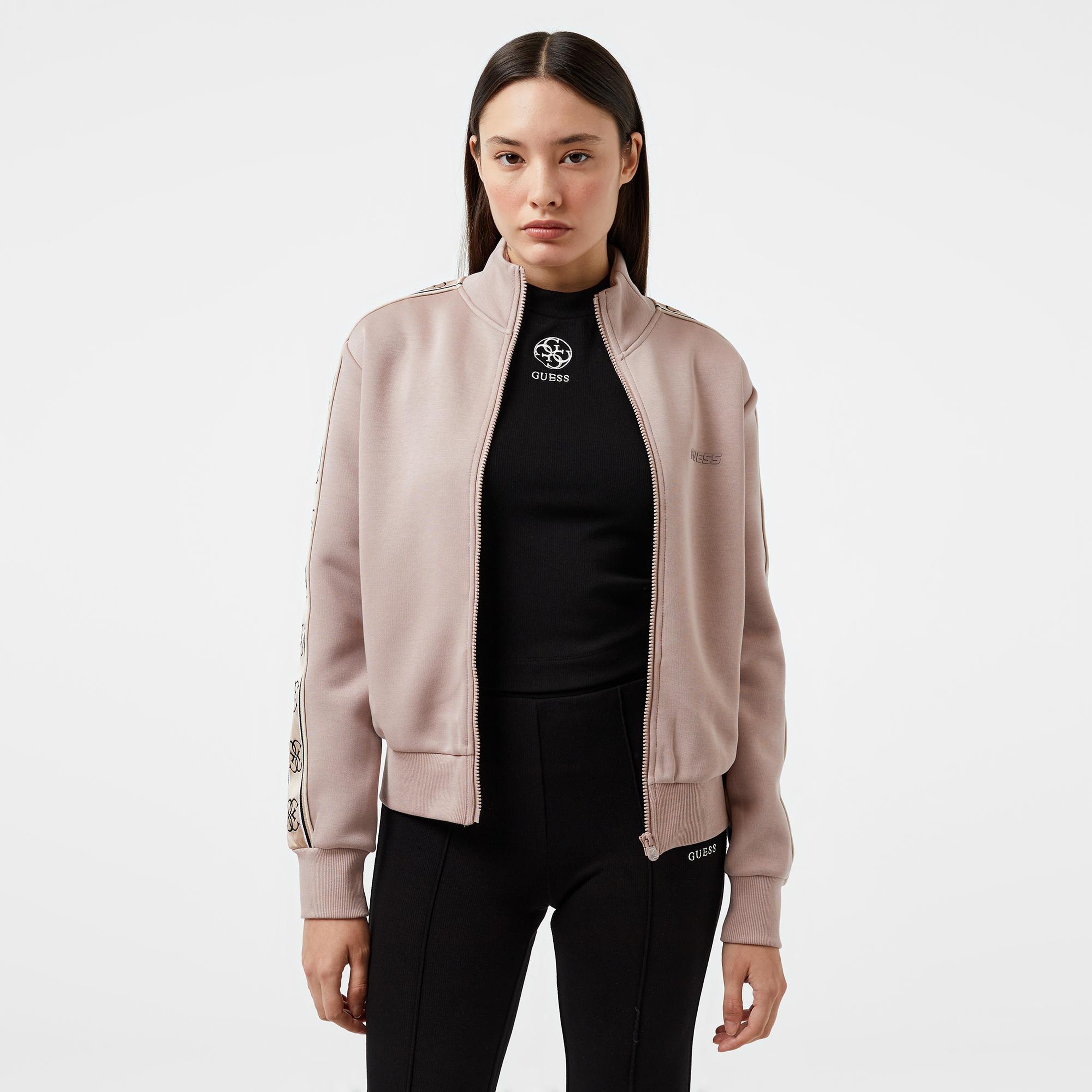 Guess Britney Kadın Pembe Sweatshirt