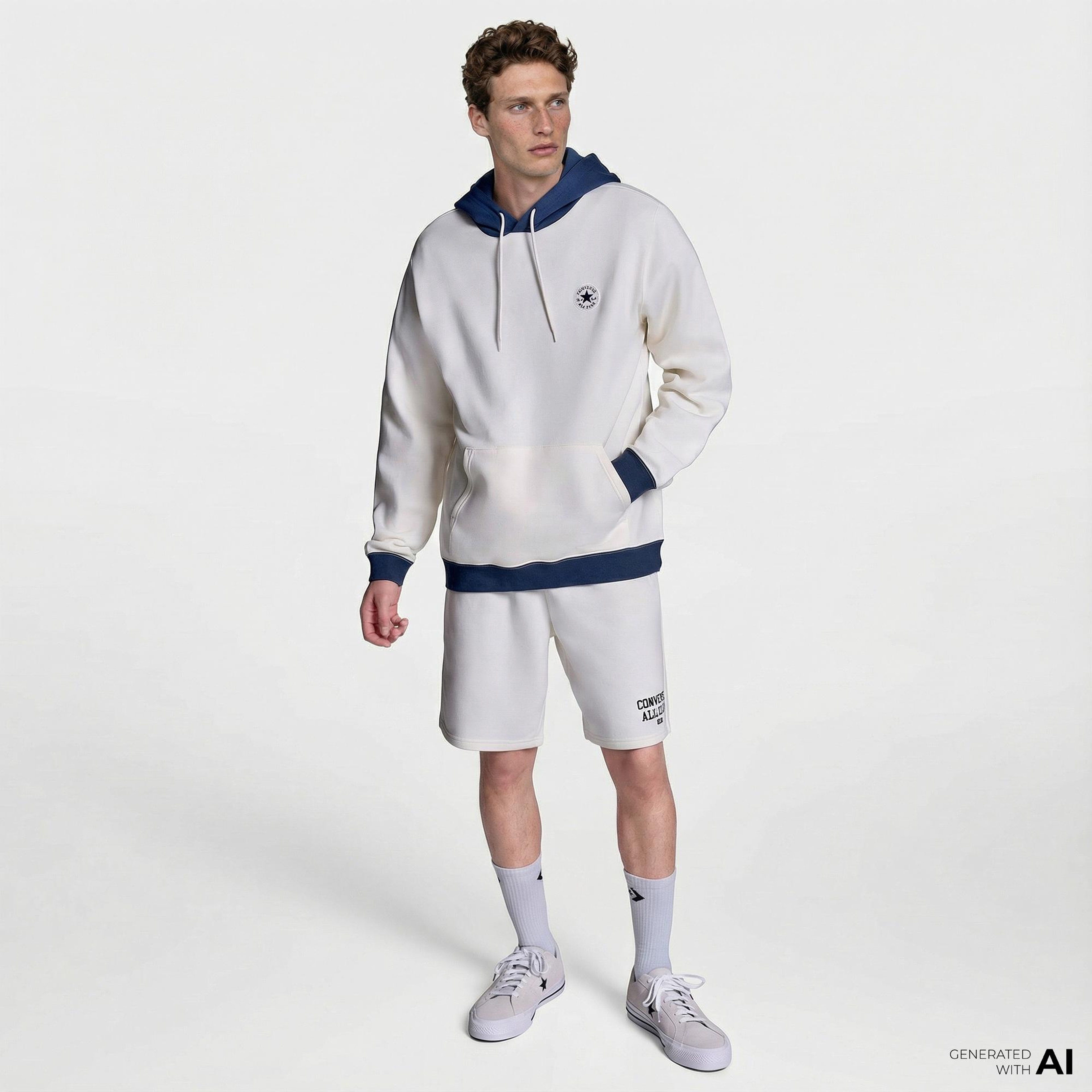 Converse Erkek Chuck Beyaz Hoodie