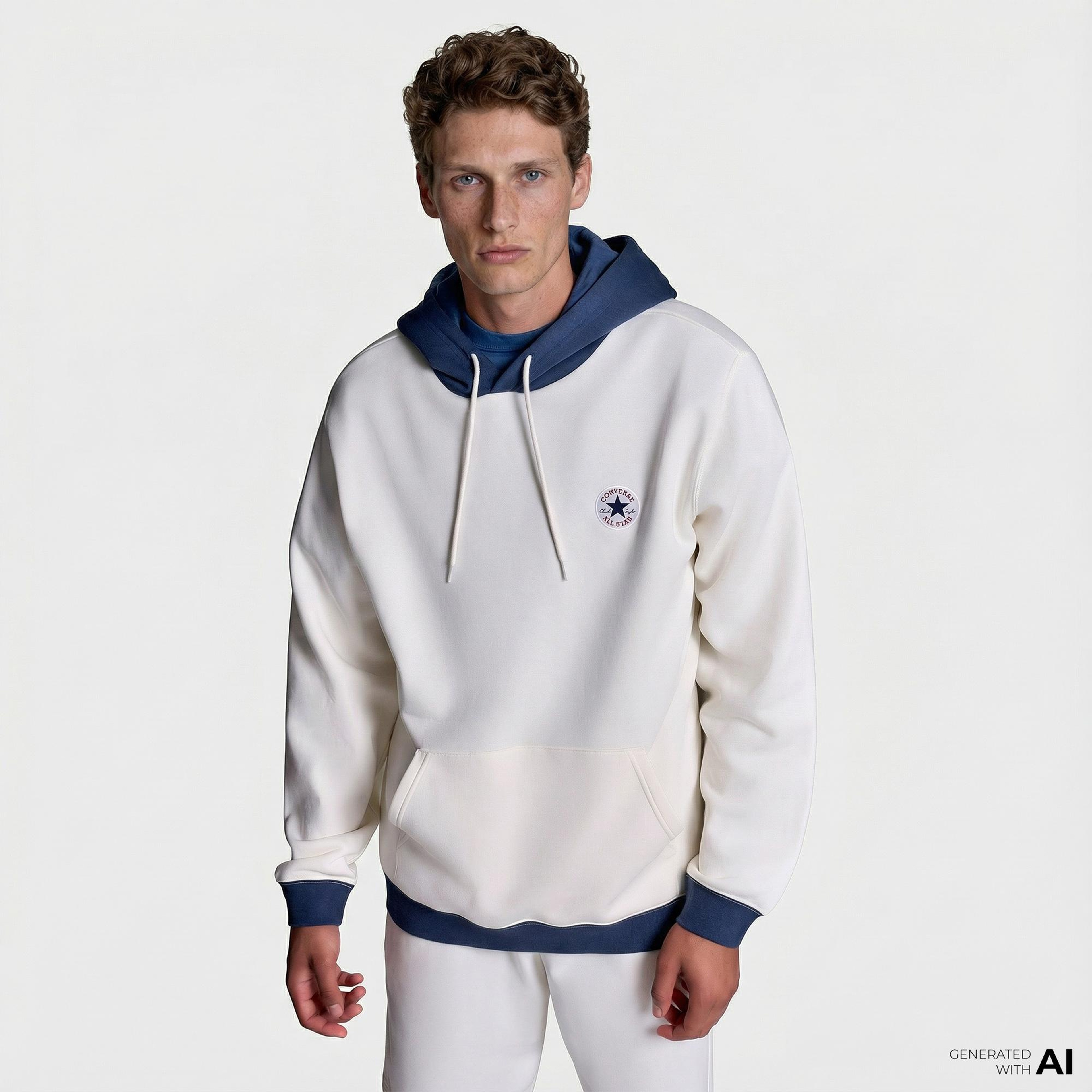 Converse Erkek Chuck Beyaz Hoodie