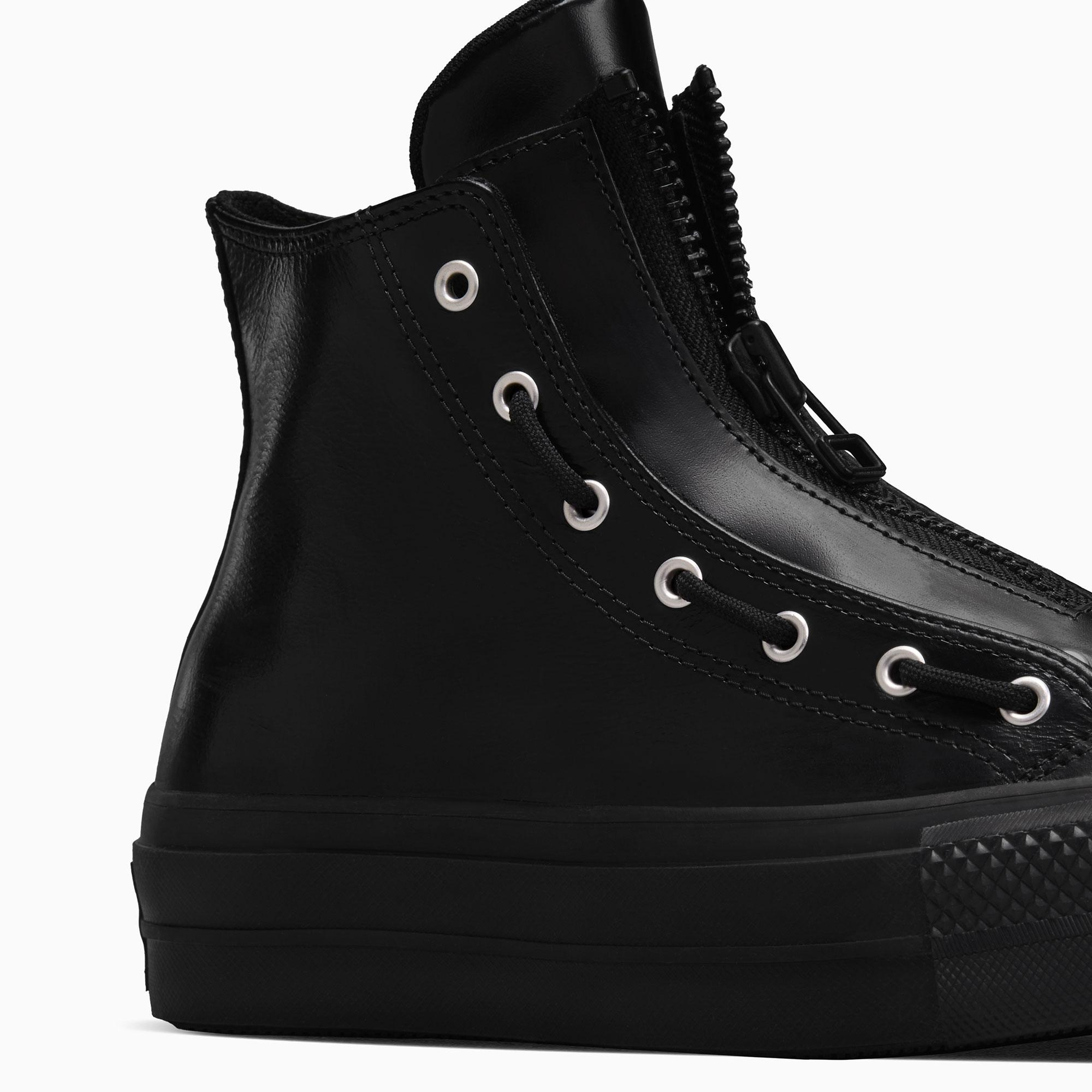 Converse Chuck Taylor All Star Lift Kadın Siyah Deri Bot