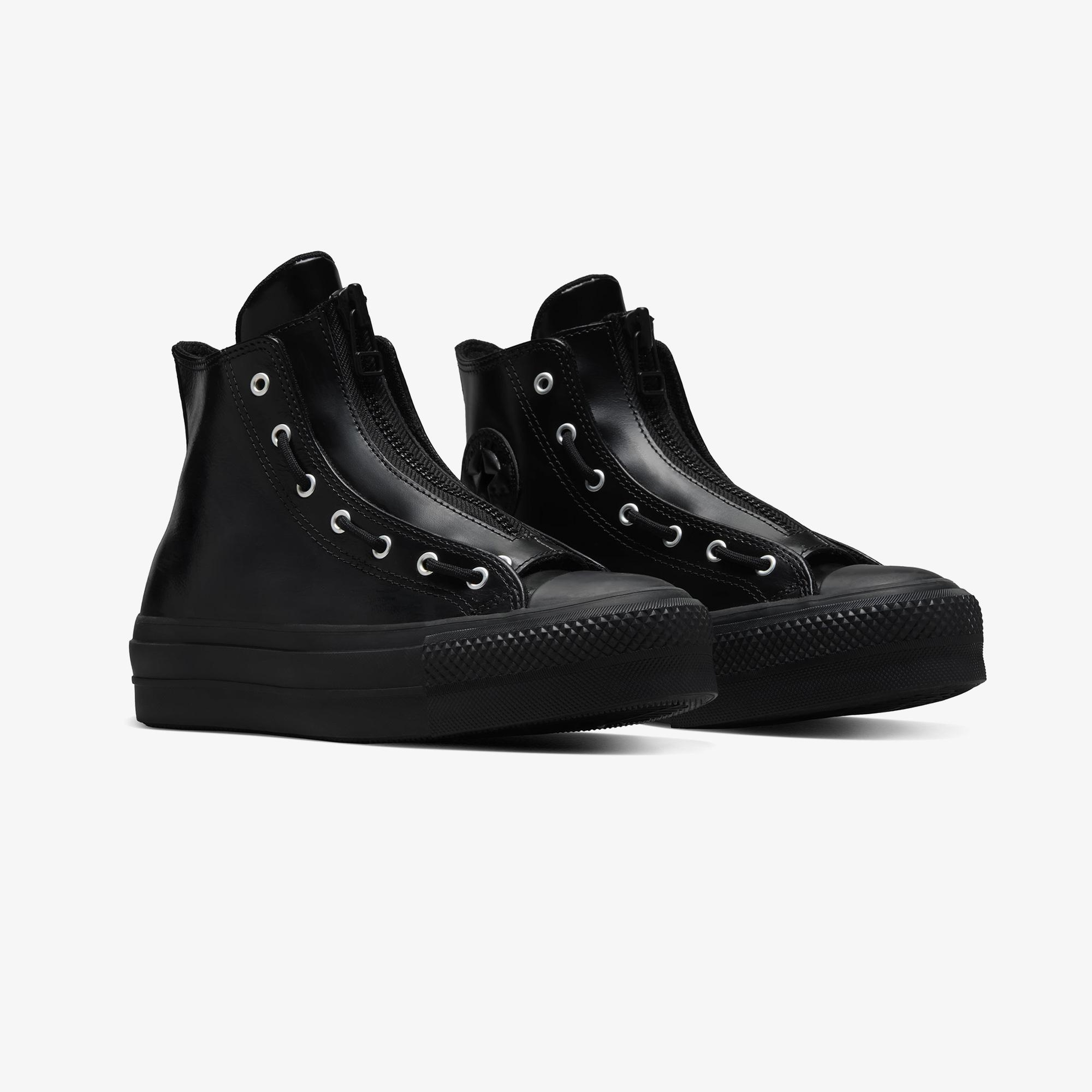 Converse Chuck Taylor All Star Lift Kadın Siyah Deri Bot