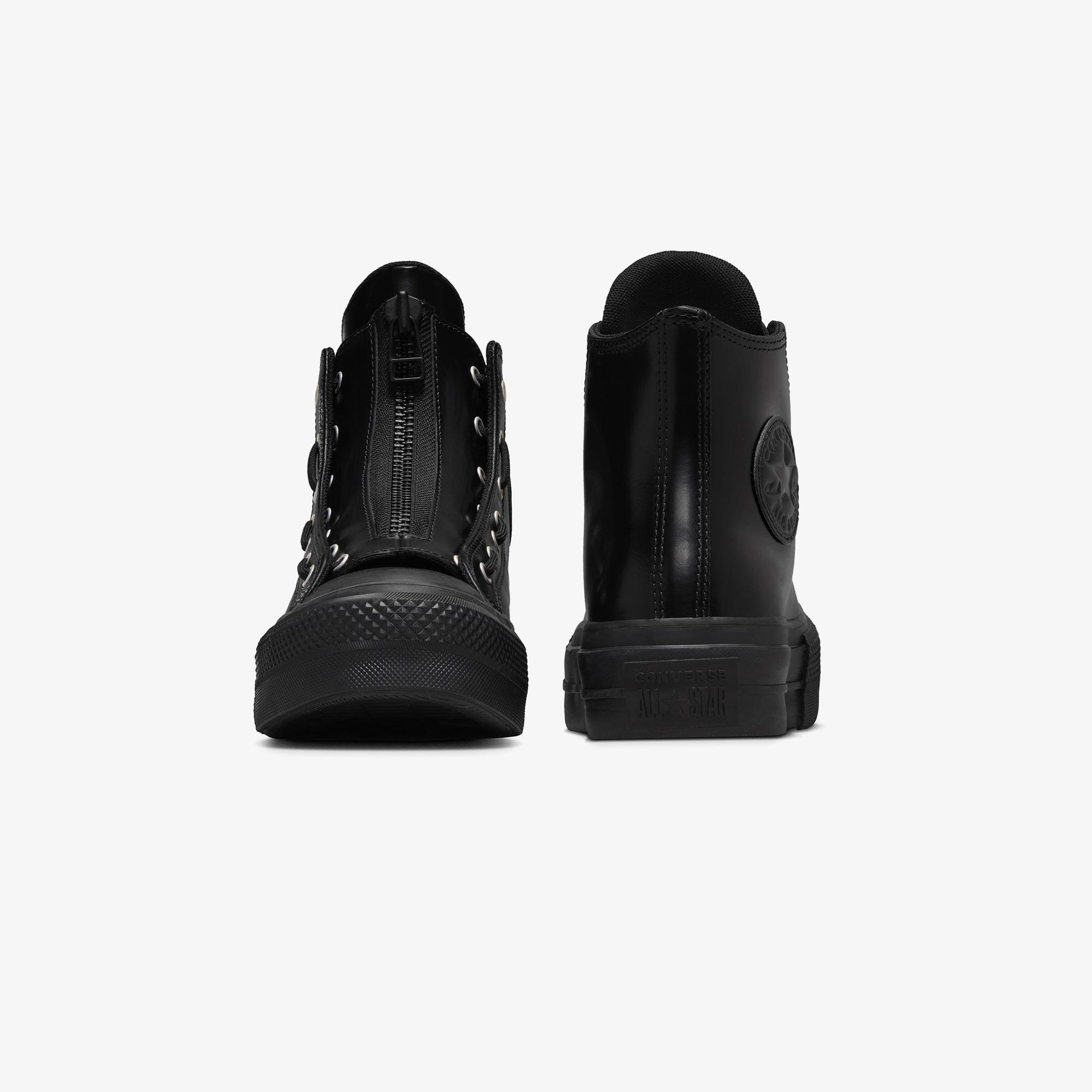 Converse Chuck Taylor All Star Lift Kadın Siyah Deri Bot