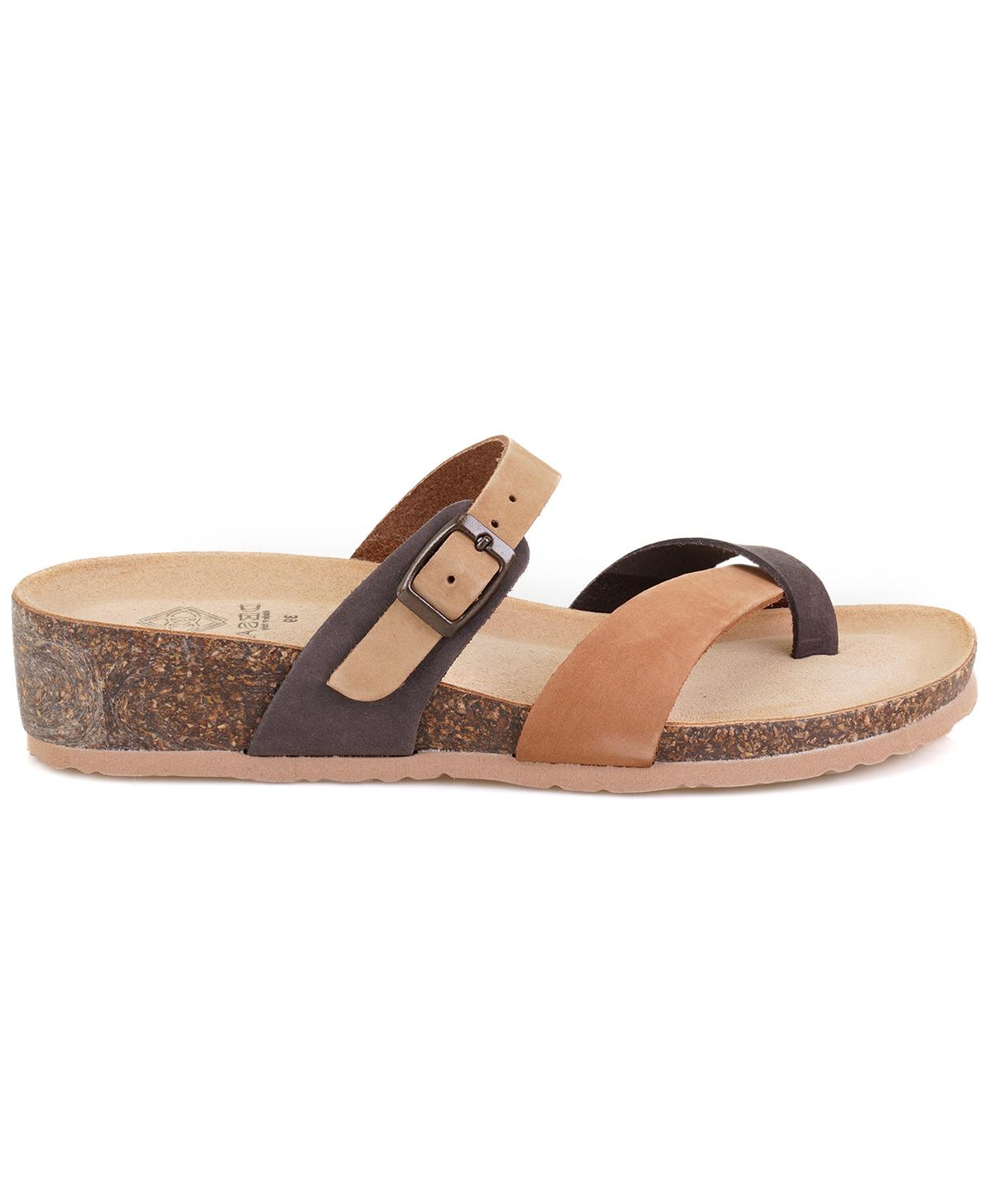 Kadın Kahve Nubuk Deri Terlik