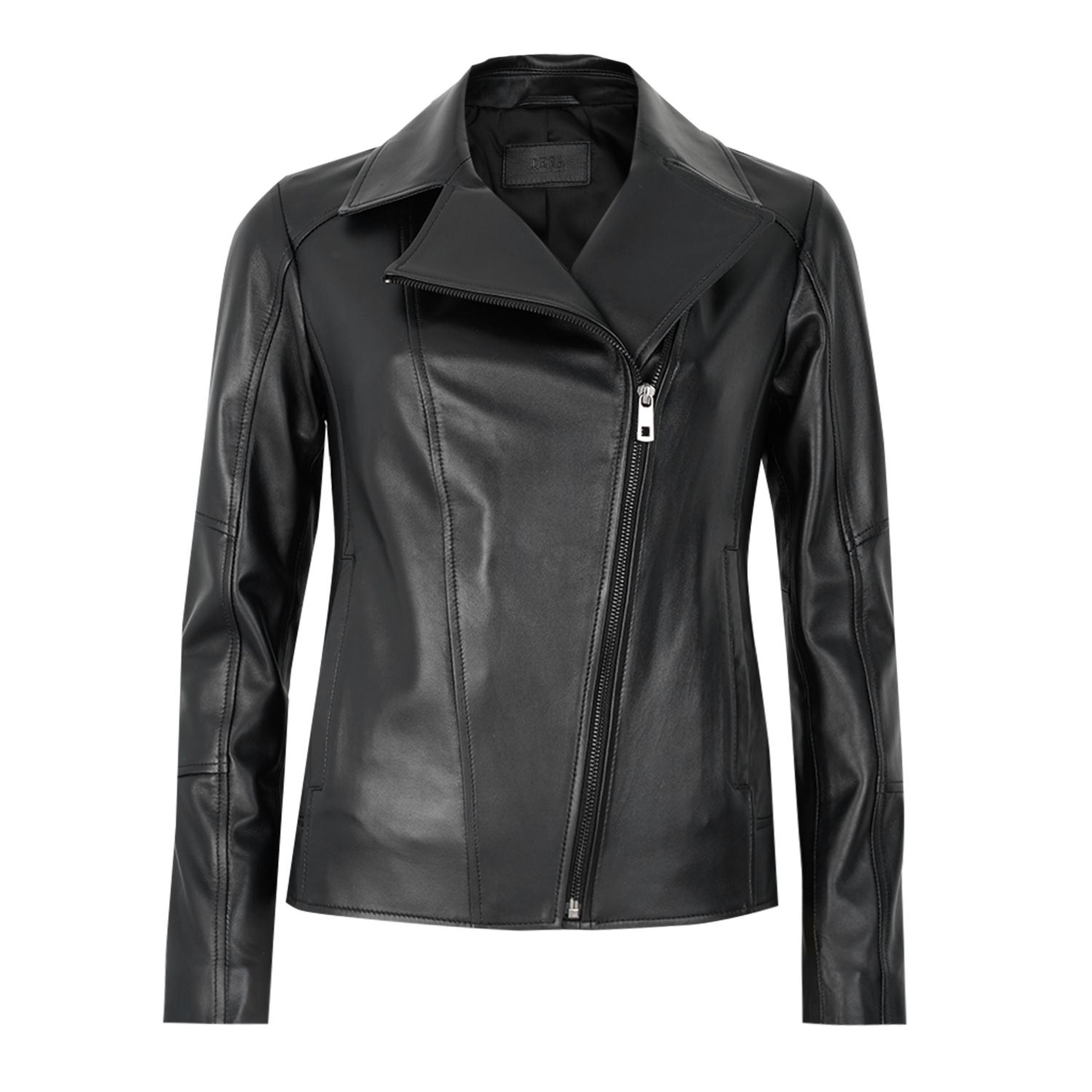 Beatrix Kadın Deri Biker Ceket