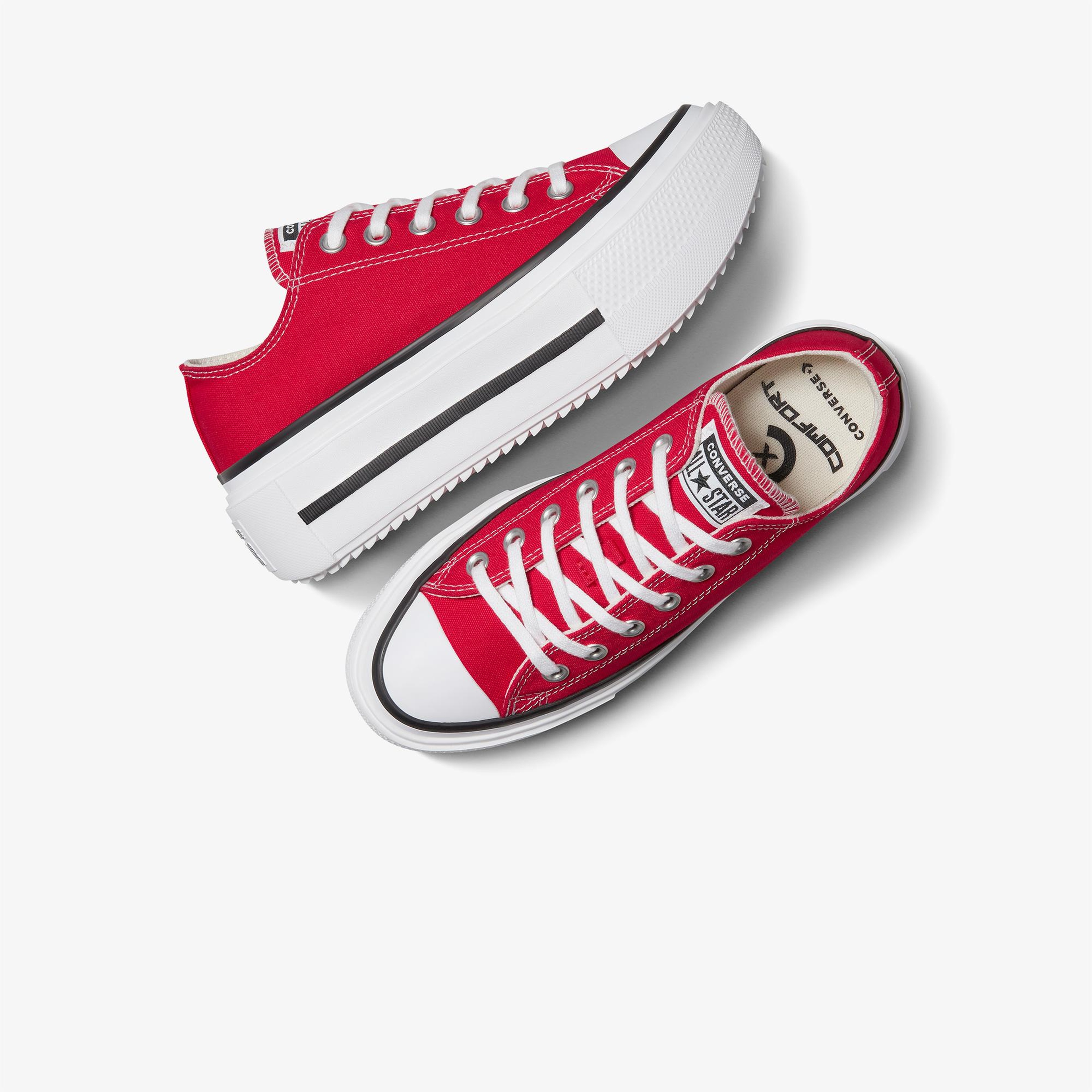 Converse Chuck Taylor All Star Lift Double Stack Platform Unisex Kırmızı Sneaker