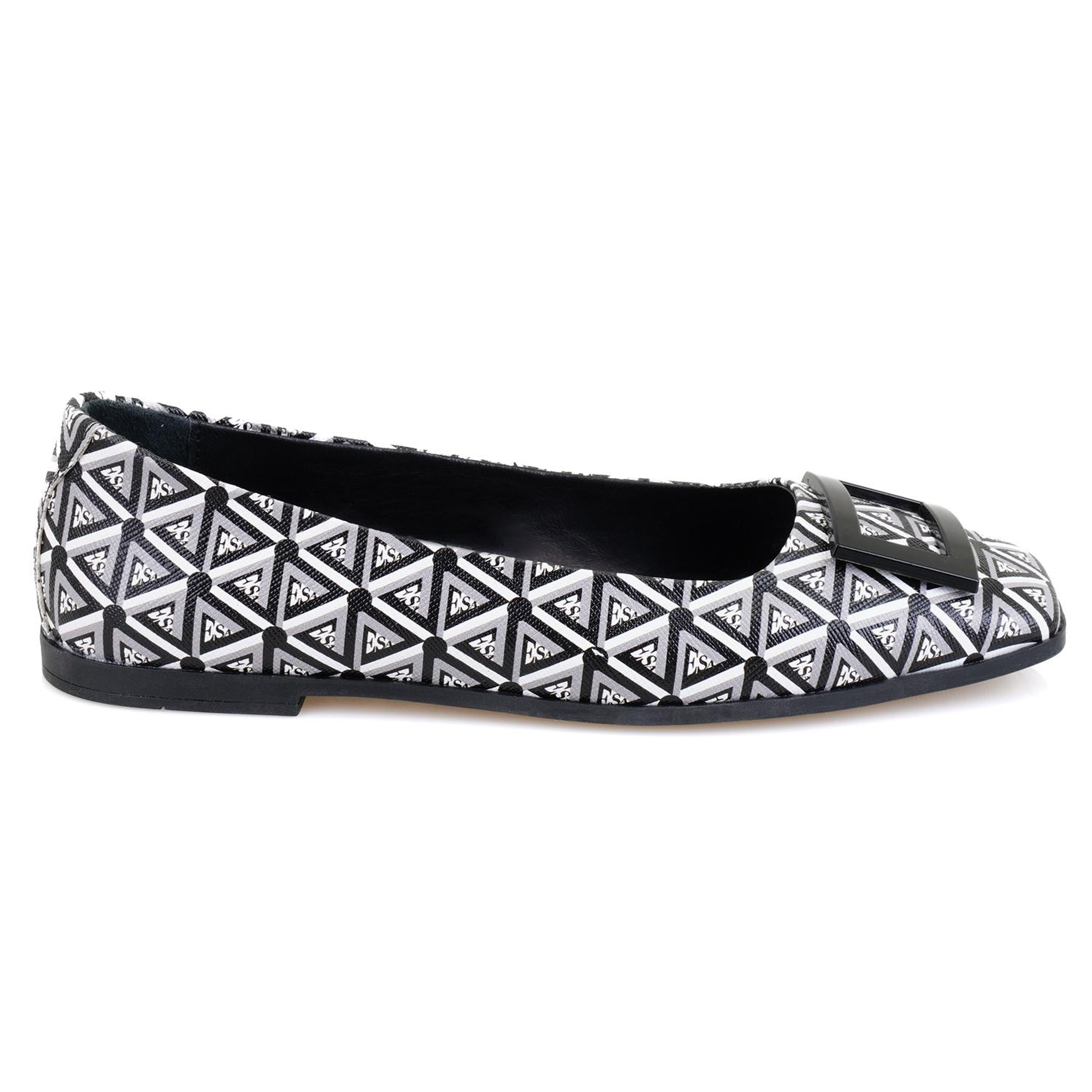 Kadın Siyah Monogram Babet